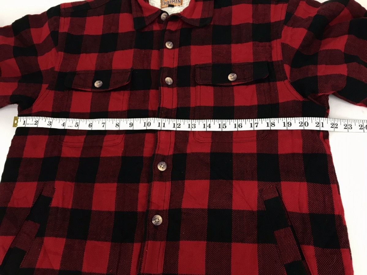 Flannel × Vintage Vintage Dale Chapman Flannel Plaid Check Sherpa Inner Size US M / EU 48-50 / 2 - 6 Thumbnail