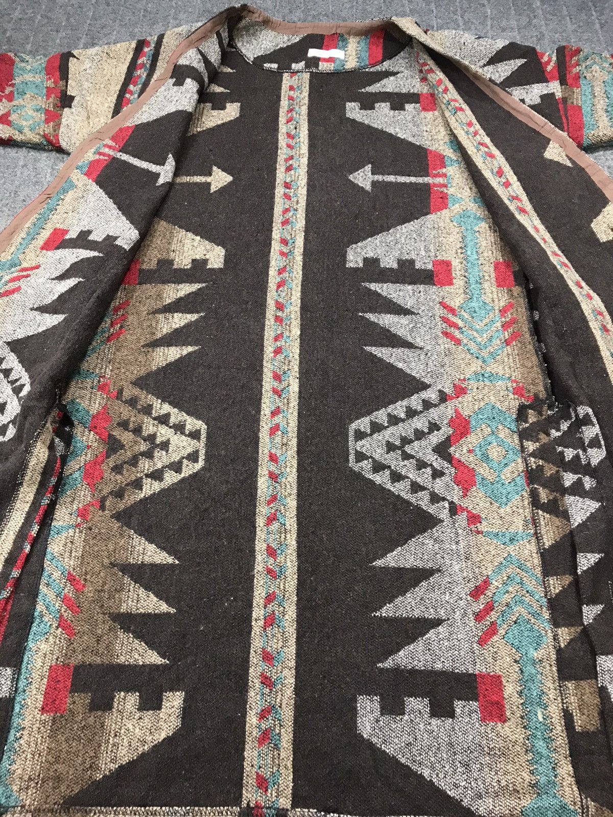 Vintage Japanese Brand Duffel Robe Jacket Navajo Aztec Ethic Design Size M / US 6-8 / IT 42-44 - 4 Thumbnail