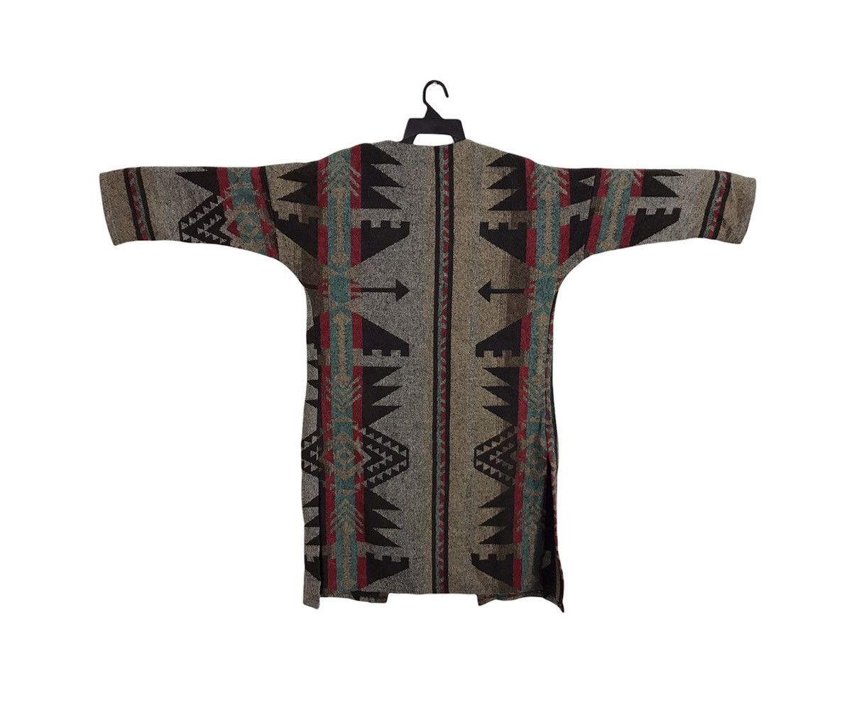 Vintage Japanese Brand Duffel Robe Jacket Navajo Aztec Ethic Design Size M / US 6-8 / IT 42-44 - 2 Thumbnail