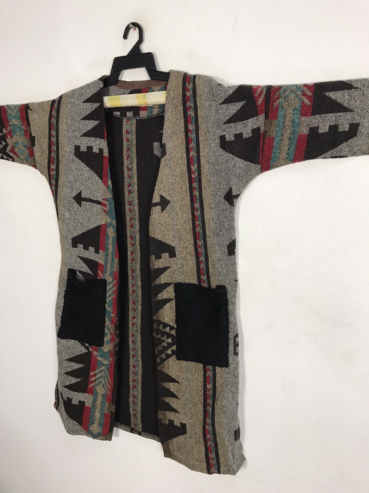 Vintage Japanese Brand Duffel Robe Jacket Navajo Aztec Ethic Design Size M / US 6-8 / IT 42-44 - 3 Thumbnail