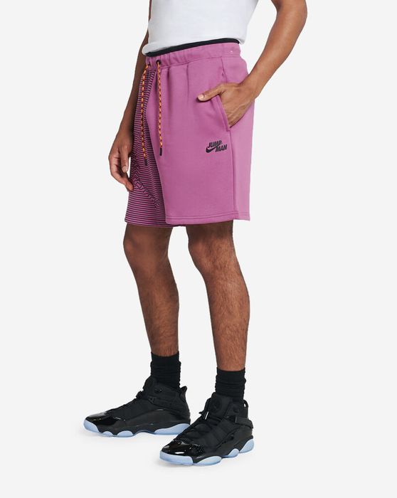 Nike Purple Jumpman Fleece Shorts Grailed