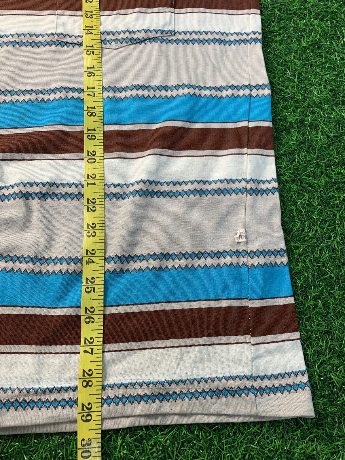 Hang Ten RARE fit XL Vintage 80s Hang Ten Orange Label USA Striped Size US XL / EU 56 / 4 - 10 Thumbnail