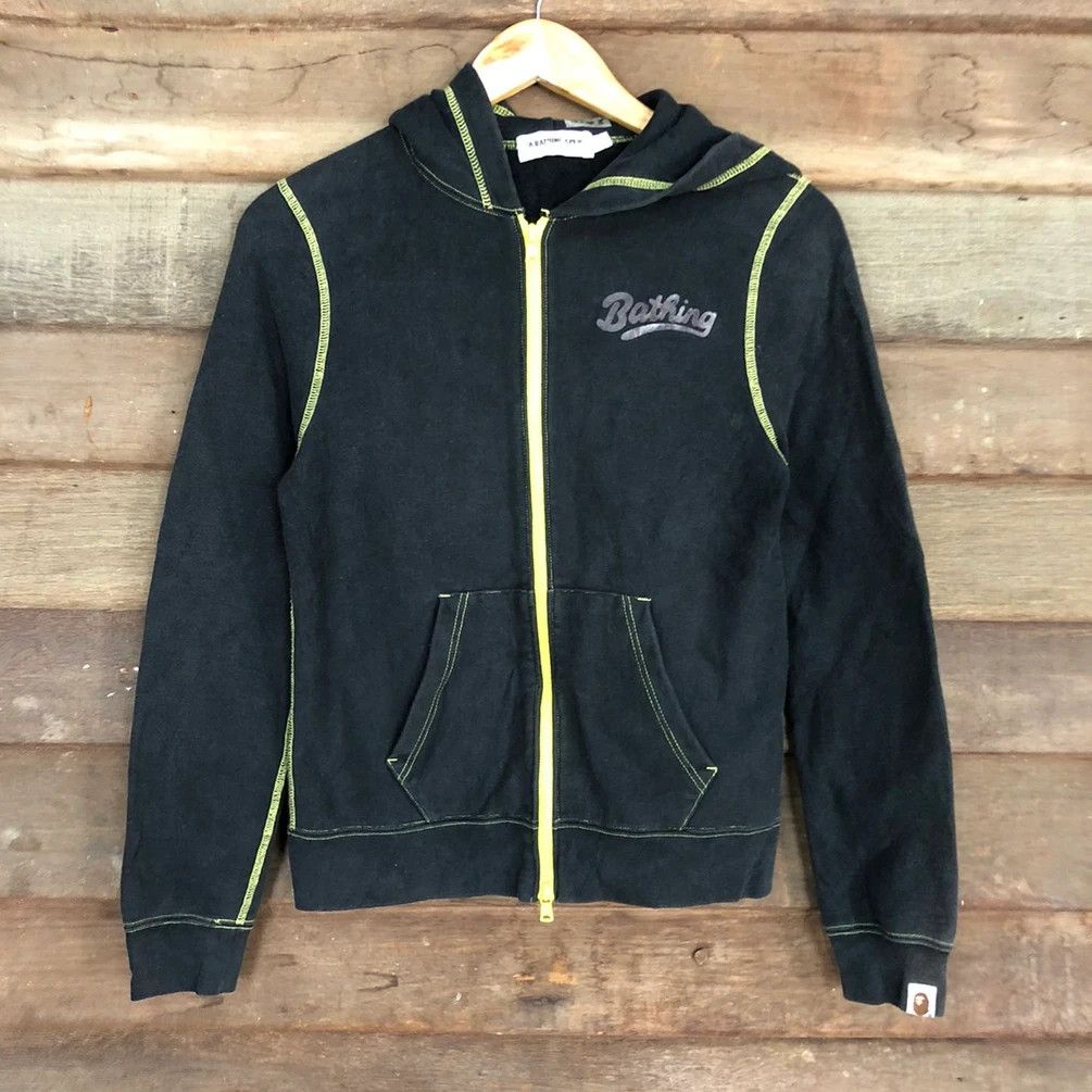 Bape DL Bathing Ape BAPE Contrast Stitch Zip Hoodie #3183 Size XS / US 0-2 / IT 36-38 - 13 Thumbnail