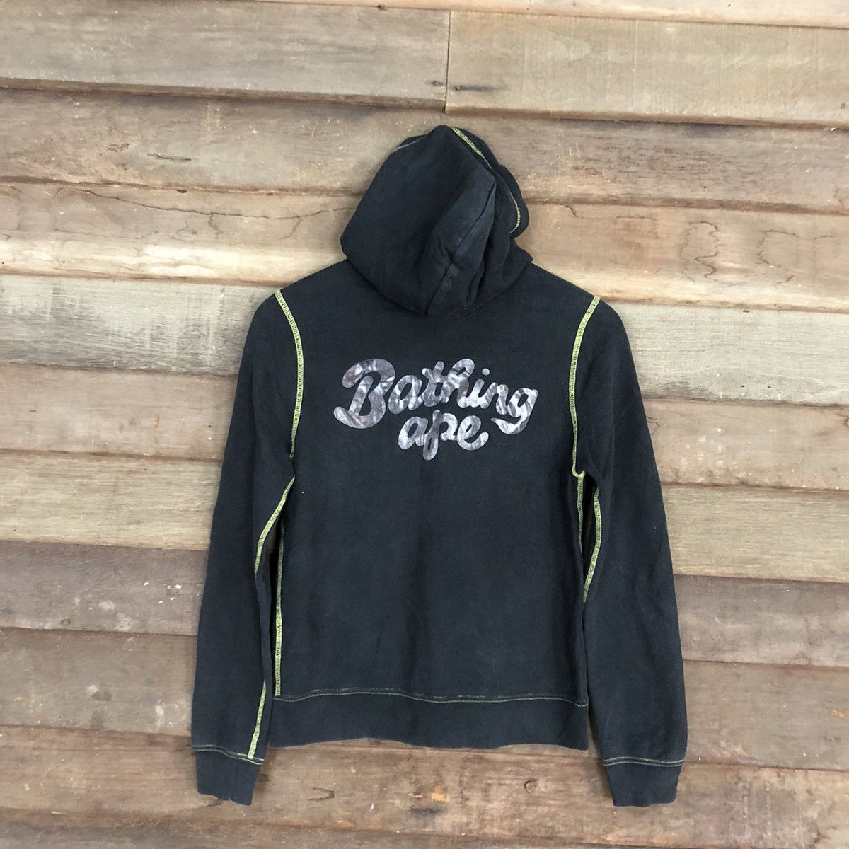 Bape DL Bathing Ape BAPE Contrast Stitch Zip Hoodie #3183 Size XS / US 0-2 / IT 36-38 - 3 Thumbnail
