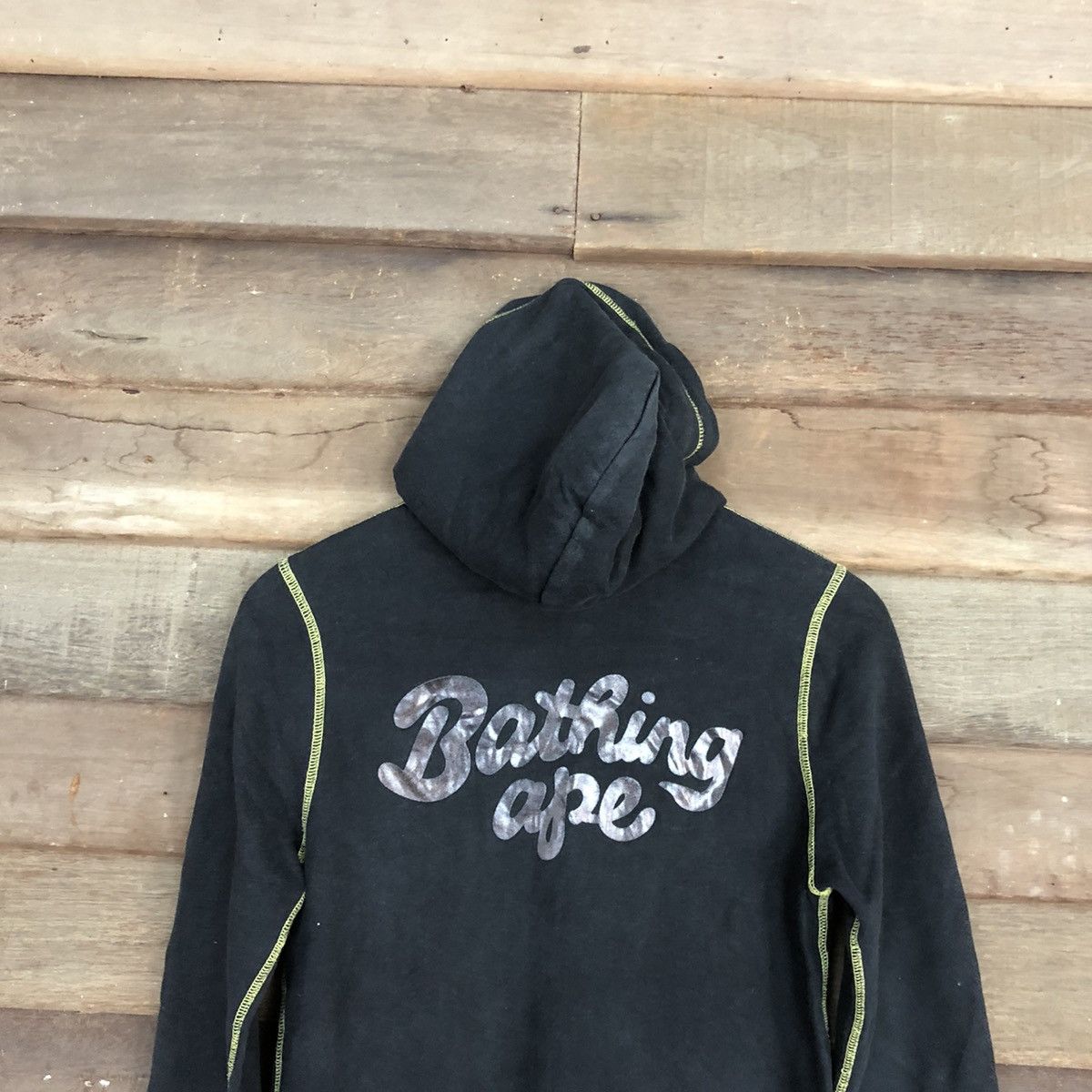 Bape DL Bathing Ape BAPE Contrast Stitch Zip Hoodie #3183 Size XS / US 0-2 / IT 36-38 - 2 Thumbnail