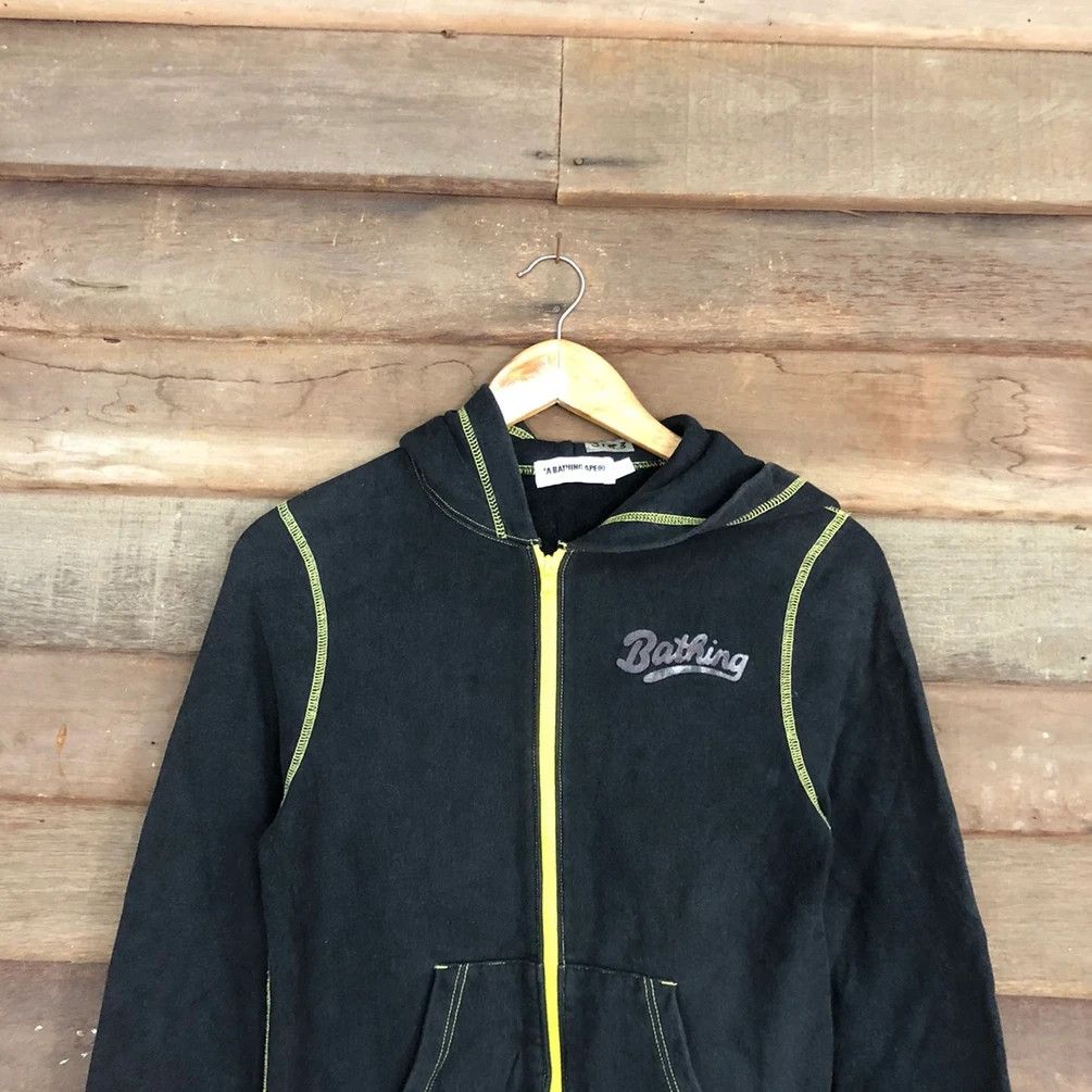 Bape DL Bathing Ape BAPE Contrast Stitch Zip Hoodie #3183 Size XS / US 0-2 / IT 36-38 - 19 Thumbnail