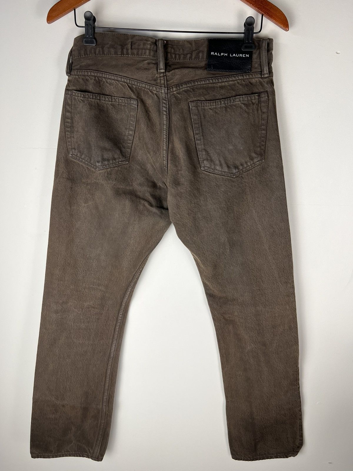 Ralph Lauren × Ralph Lauren Black Label Ralph Lauren Black Label Brown Straight Denim Jeans Size US 30 / EU 46 - 2 Thumbnail