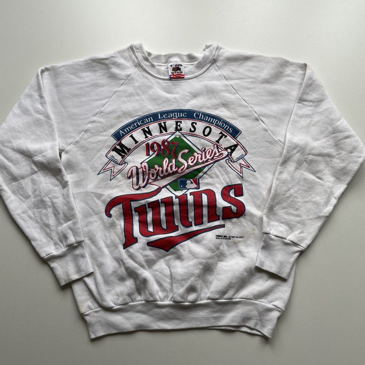 Vintage 1987 Minnesota Twins MLB Champions Crewneck Sweatshirt