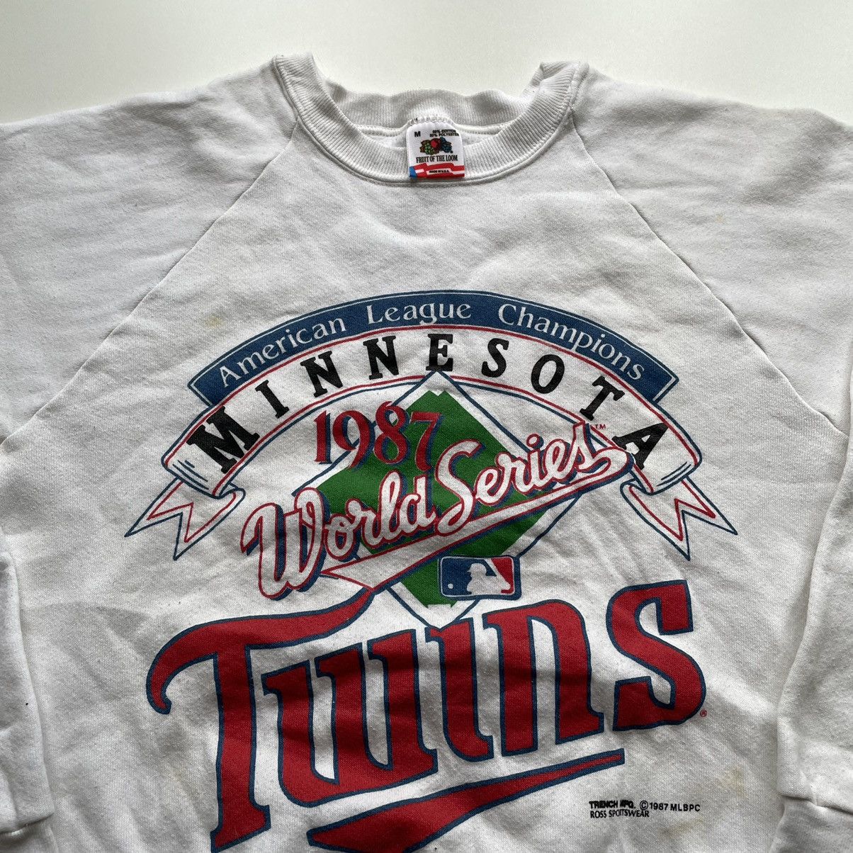 MLB × Vintage Vintage 1987 Minnesota Twins World Series champion crewneck Size US S / EU 44-46 / 1 - 2 Thumbnail