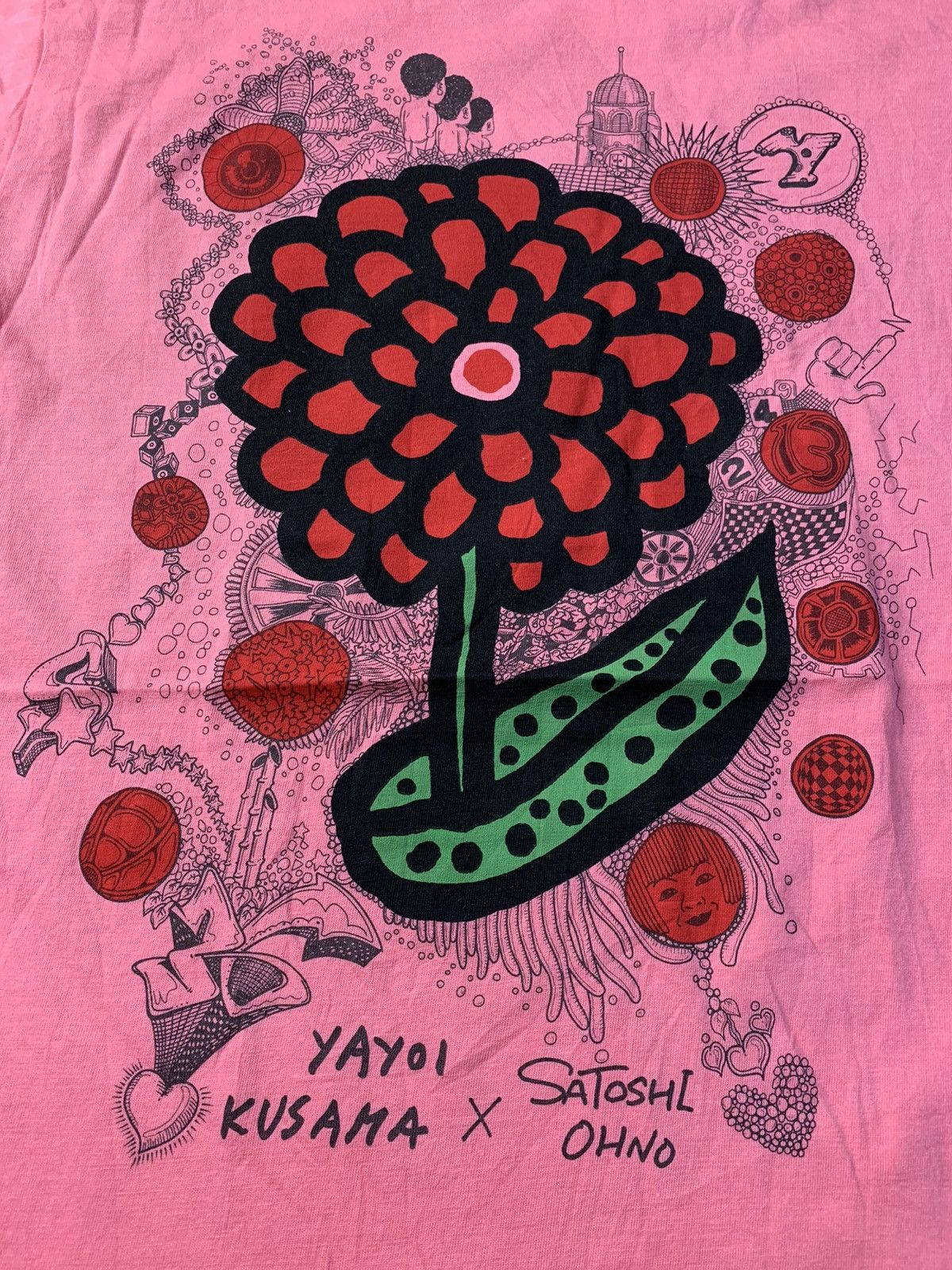 Japanese Brand 24 Hour Television Yayoi Kusama X Satoshi Ohno Unisex Size US S / EU 44-46 / 1 - 2 Thumbnail