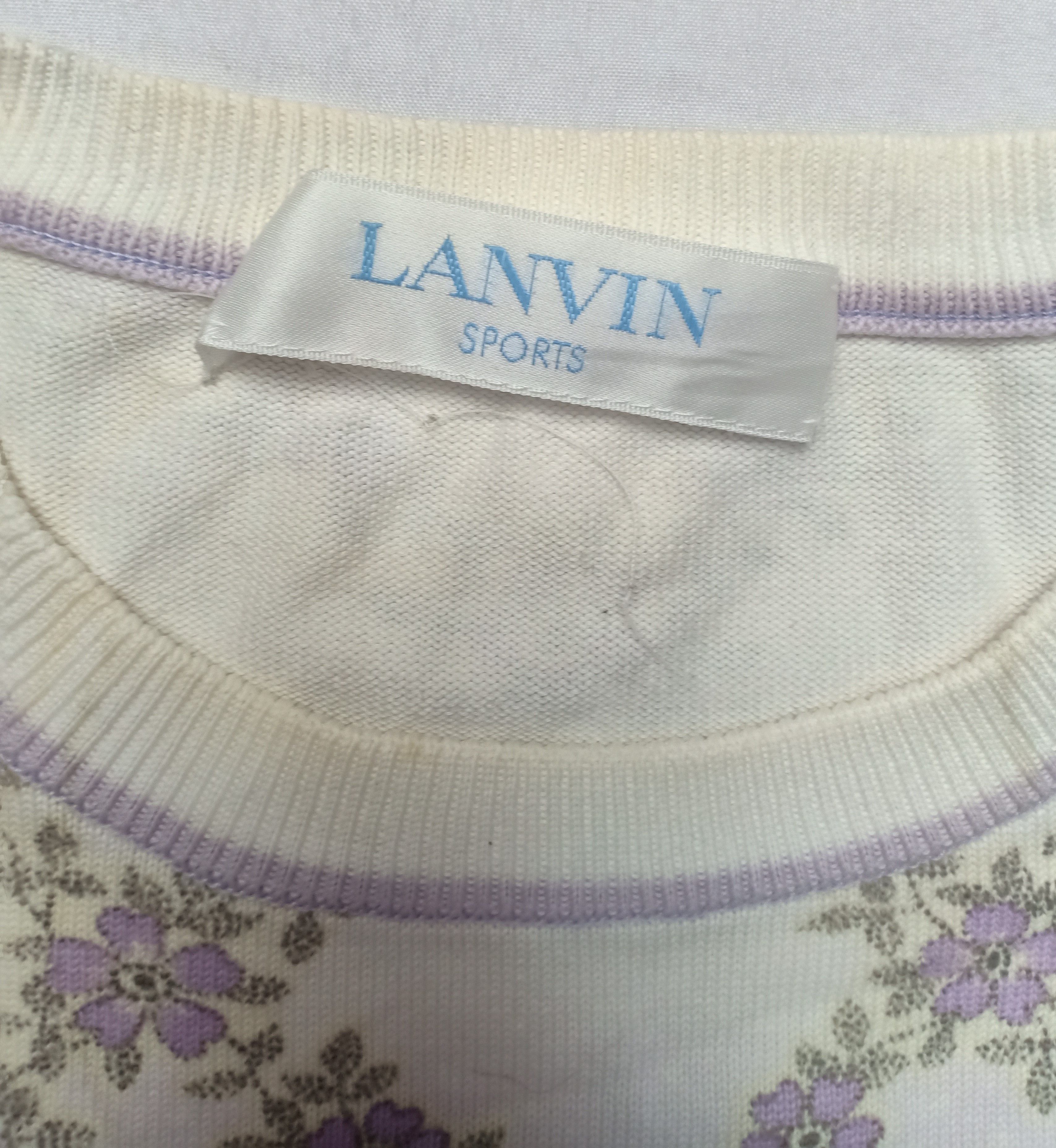 Lanvin LANVIN Sport Shirt Flower Art Sweatshirt Size M / US 6-8 / IT 42-44 - 4 Thumbnail