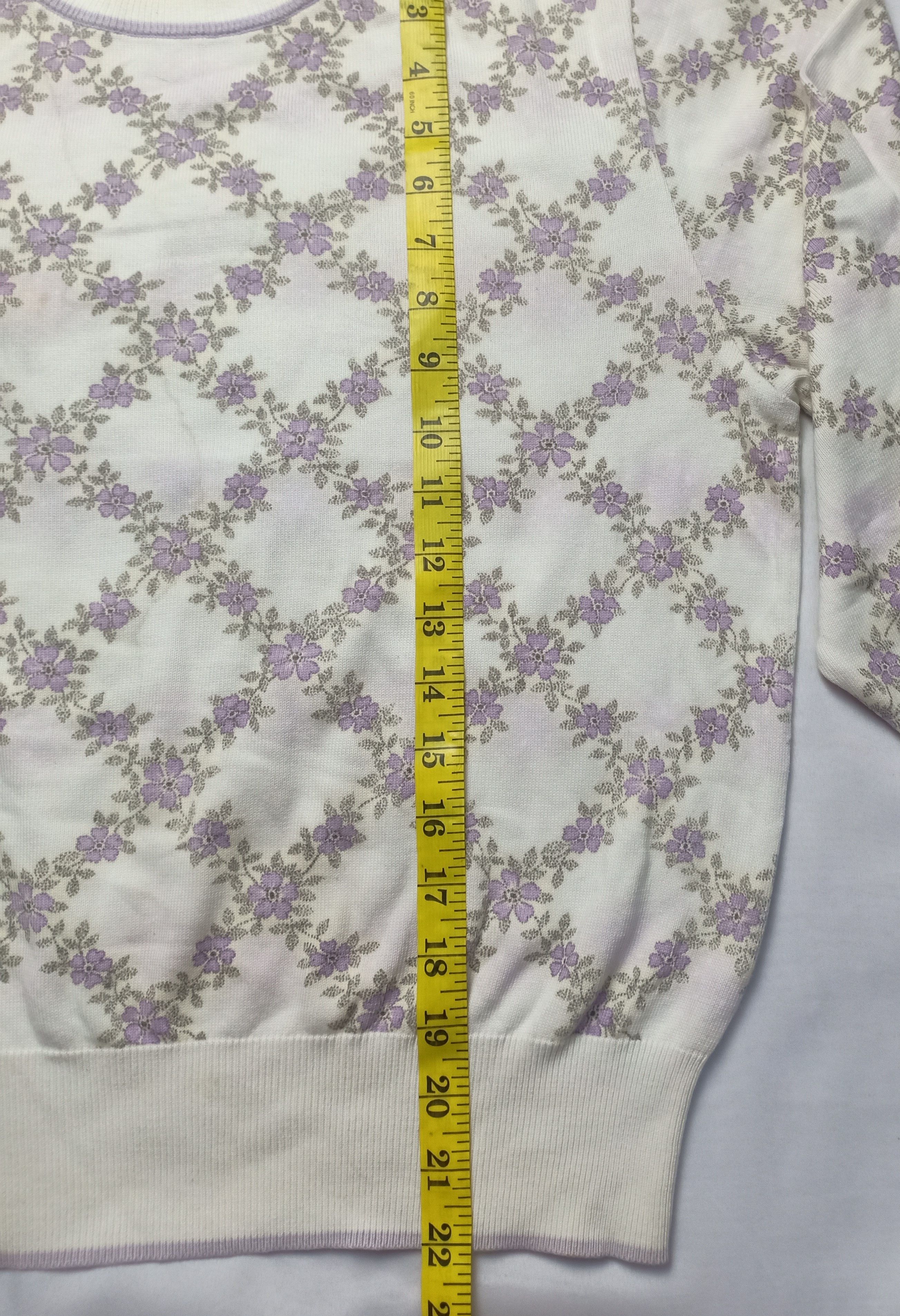 Lanvin LANVIN Sport Shirt Flower Art Sweatshirt Size M / US 6-8 / IT 42-44 - 7 Thumbnail