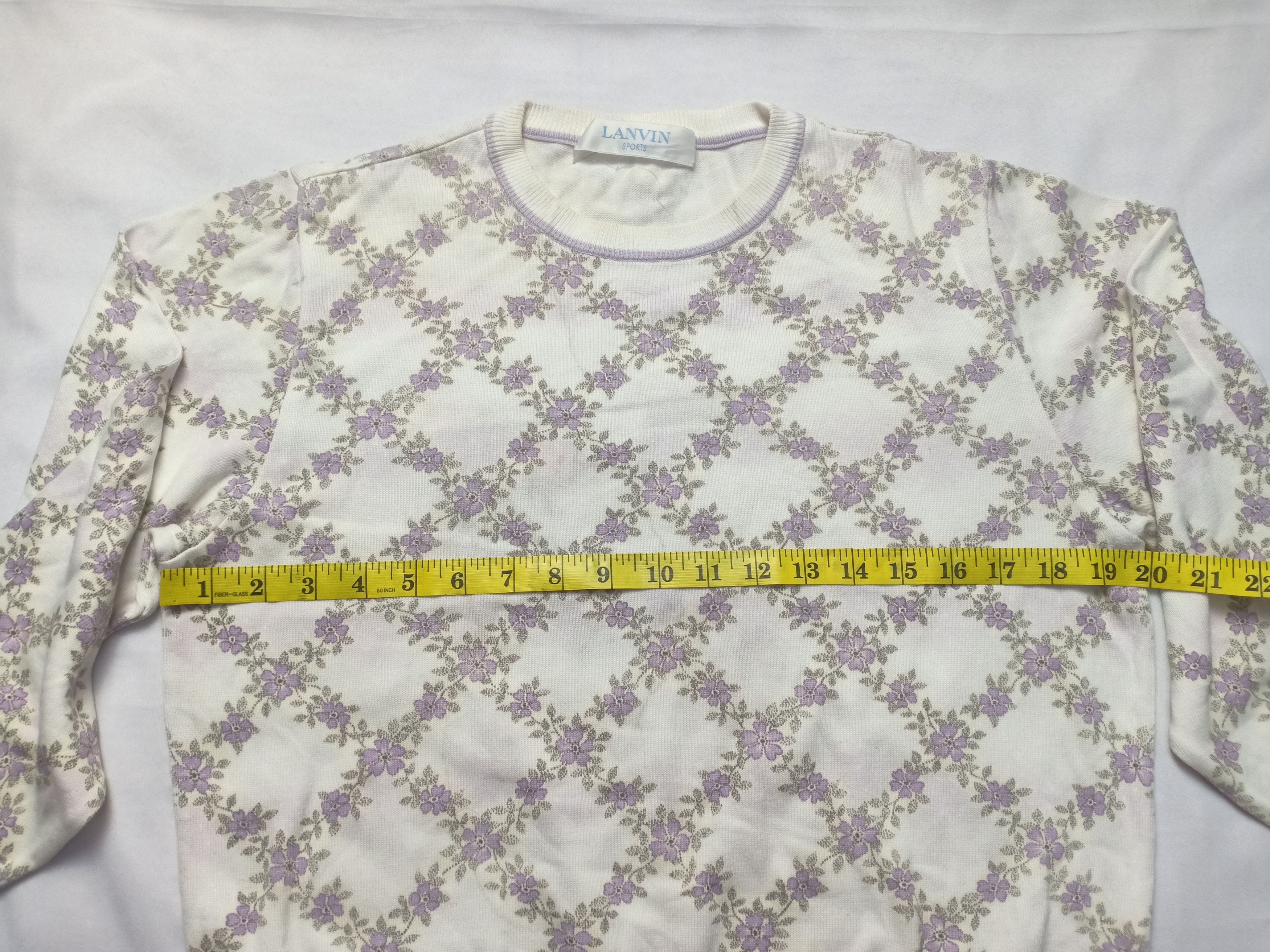 Lanvin LANVIN Sport Shirt Flower Art Sweatshirt Size M / US 6-8 / IT 42-44 - 6 Thumbnail