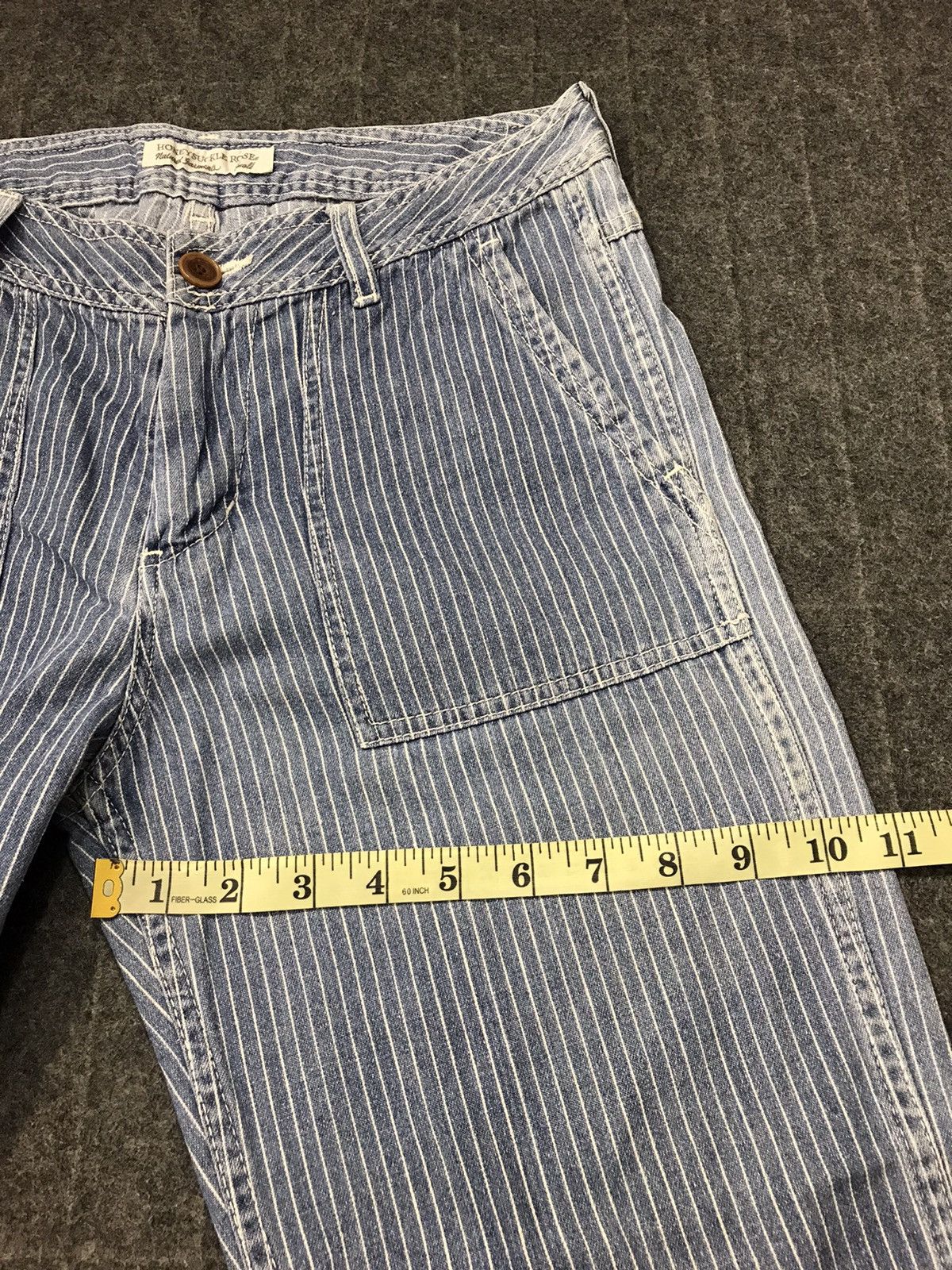 Japanese Brand × Vintage Hickory Honey Suckle Rose Bushpant Carpenter Buckle Jeans Size US 29 - 12 Thumbnail