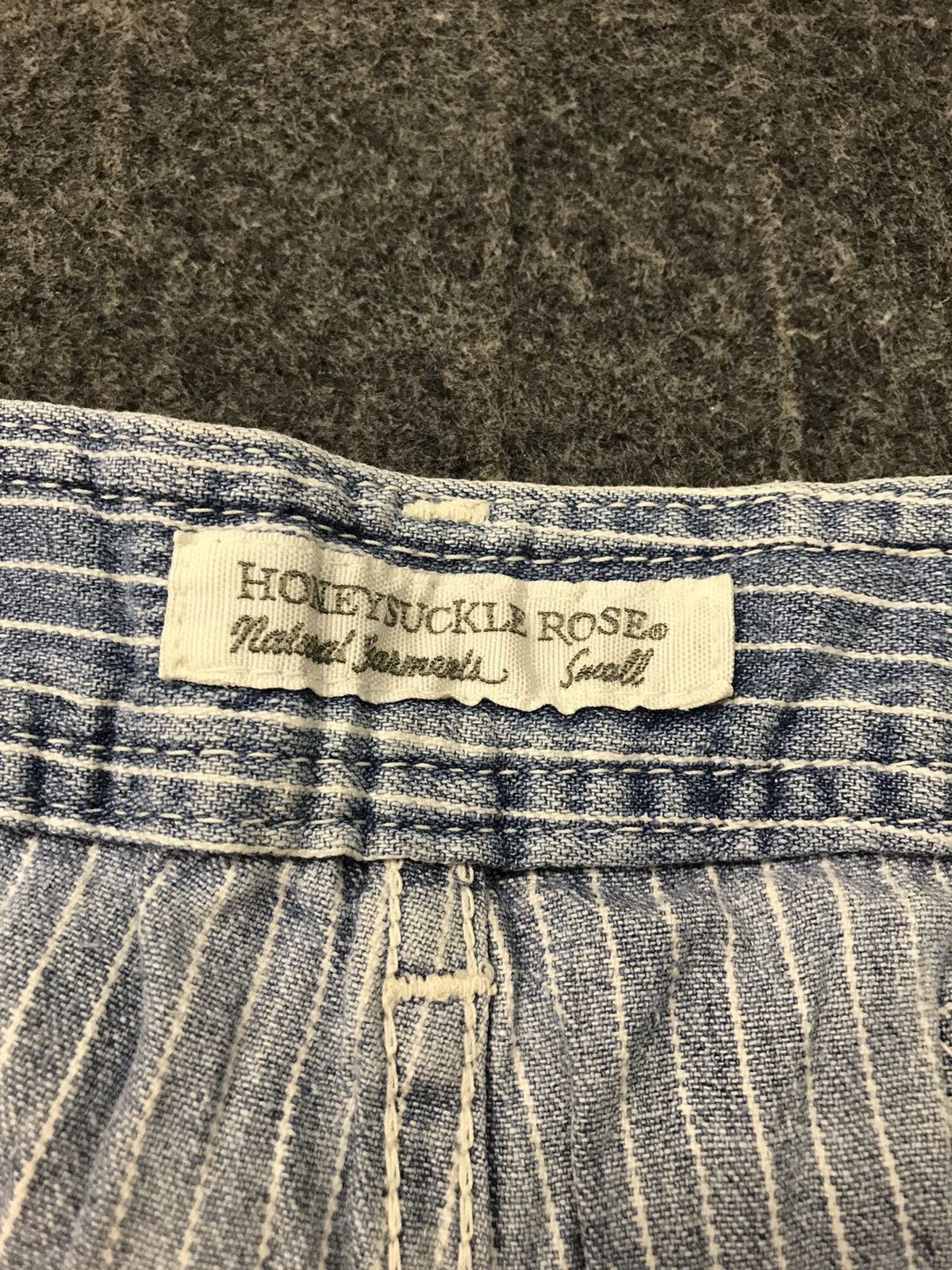 Japanese Brand × Vintage Hickory Honey Suckle Rose Bushpant Carpenter Buckle Jeans Size US 29 - 5 Thumbnail