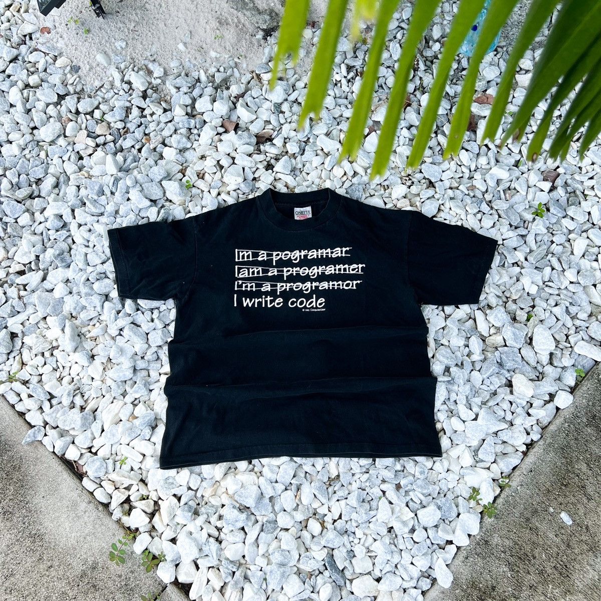 Vintage Vintage 90s Programmer Humor Funny “I write code” Tee Size US L / EU 52-54 / 3 - 7 Thumbnail