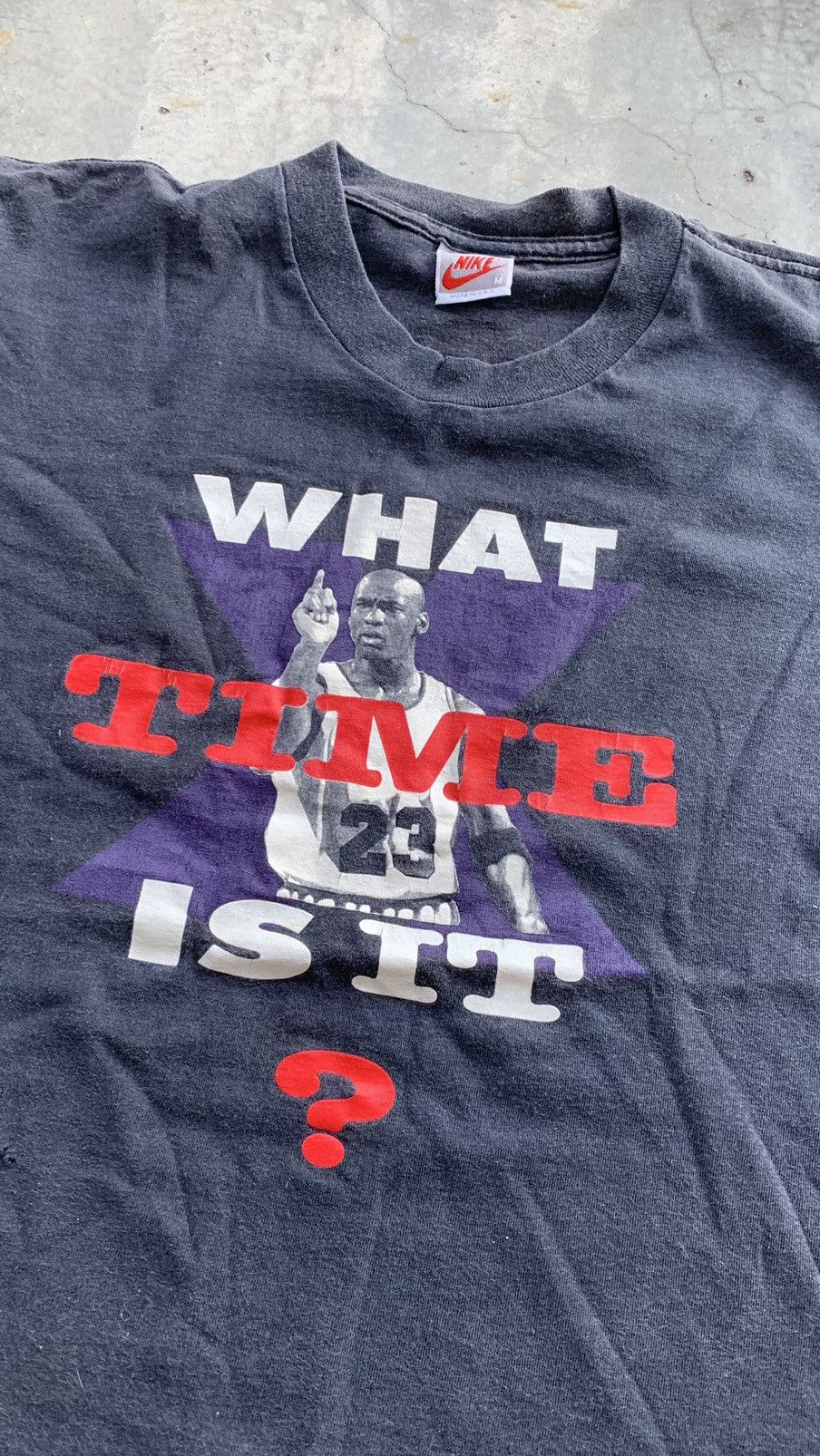 Jordan Brand Vintage 90s Nike Jordan Middle finger Fuck Tshirt Size US M / EU 48-50 / 2 - 3 Thumbnail