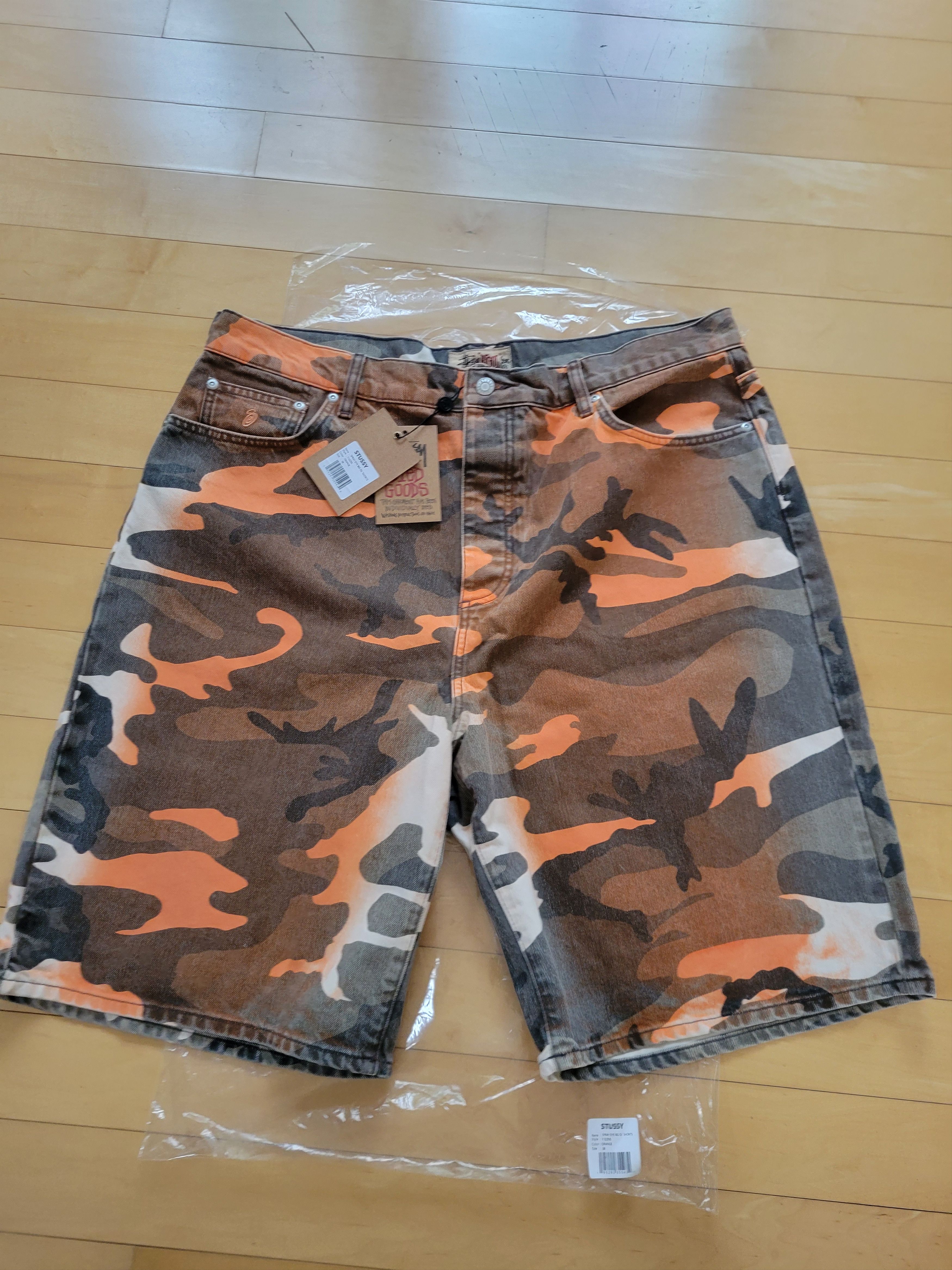 Stussy Stussy Spray Dye Big Ol' Shorts | Grailed