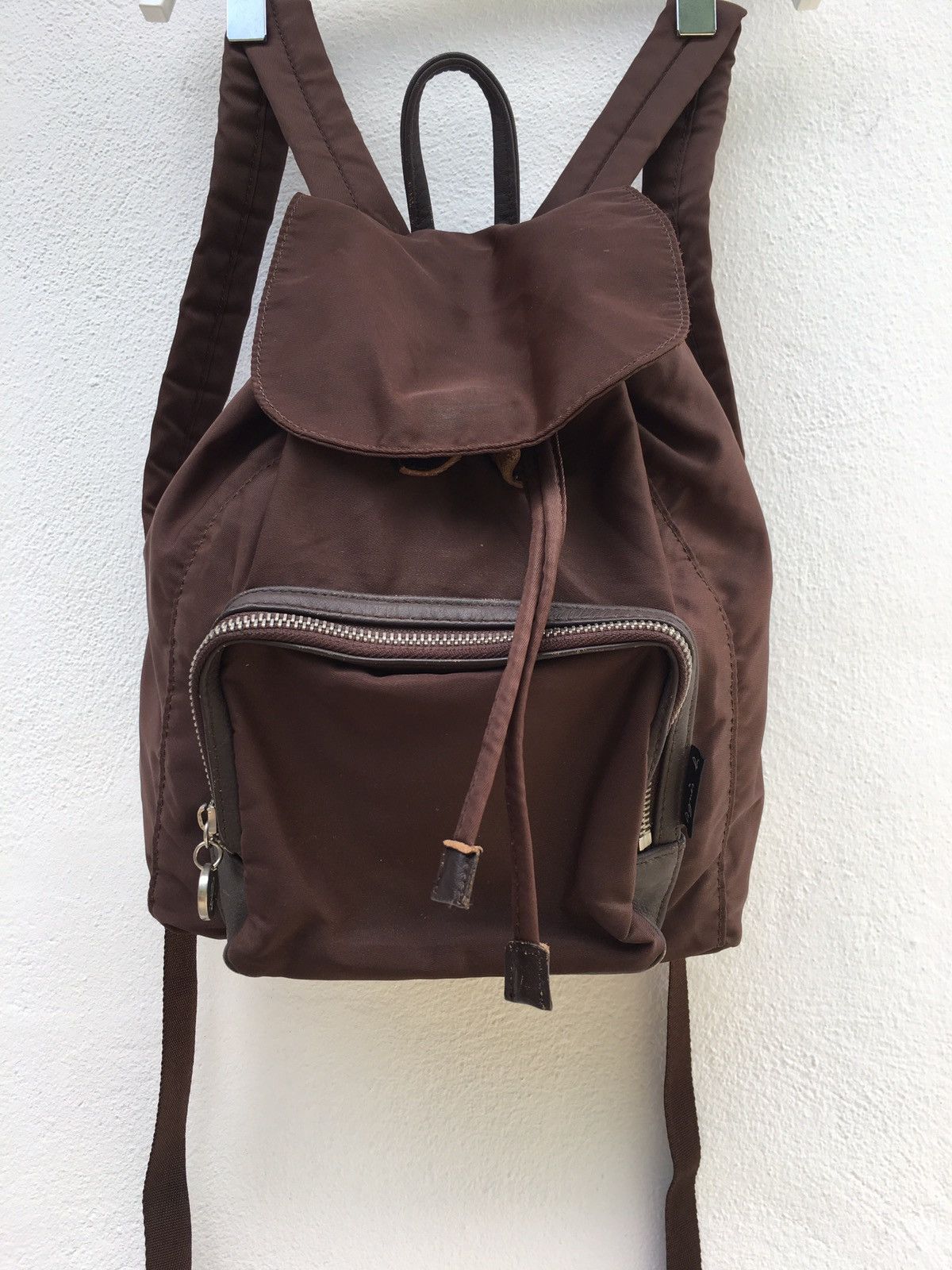 agnes b. VINTAGE AGNES B. Nylon Rucksack Bagpack Size ONE SIZE - 4 Thumbnail