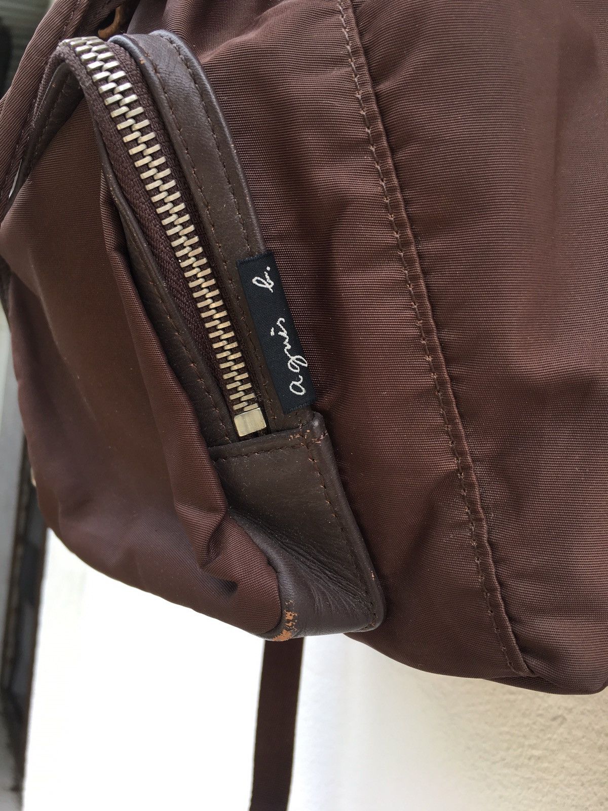 agnes b. VINTAGE AGNES B. Nylon Rucksack Bagpack Size ONE SIZE - 5 Thumbnail