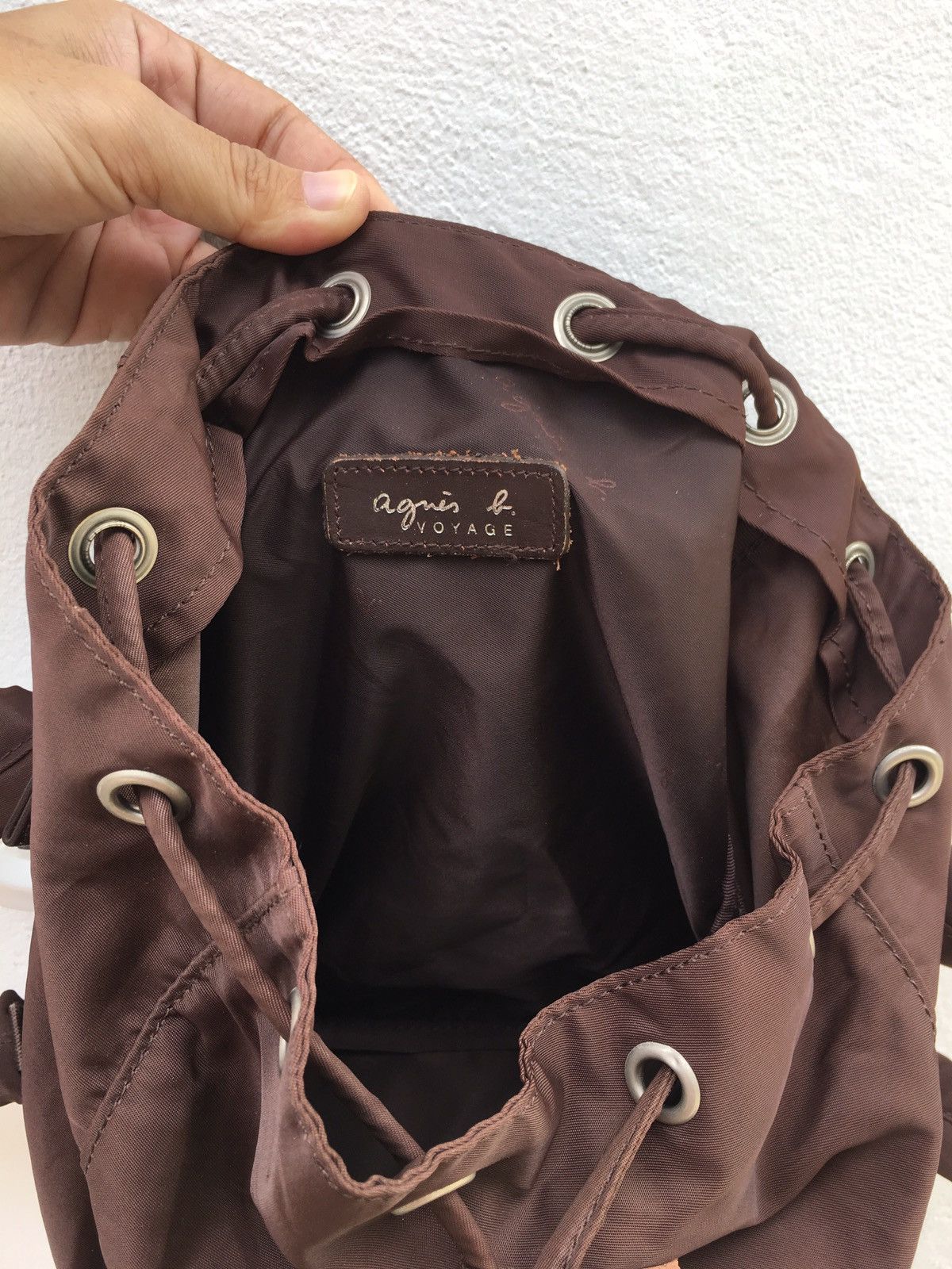 agnes b. VINTAGE AGNES B. Nylon Rucksack Bagpack Size ONE SIZE - 11 Thumbnail