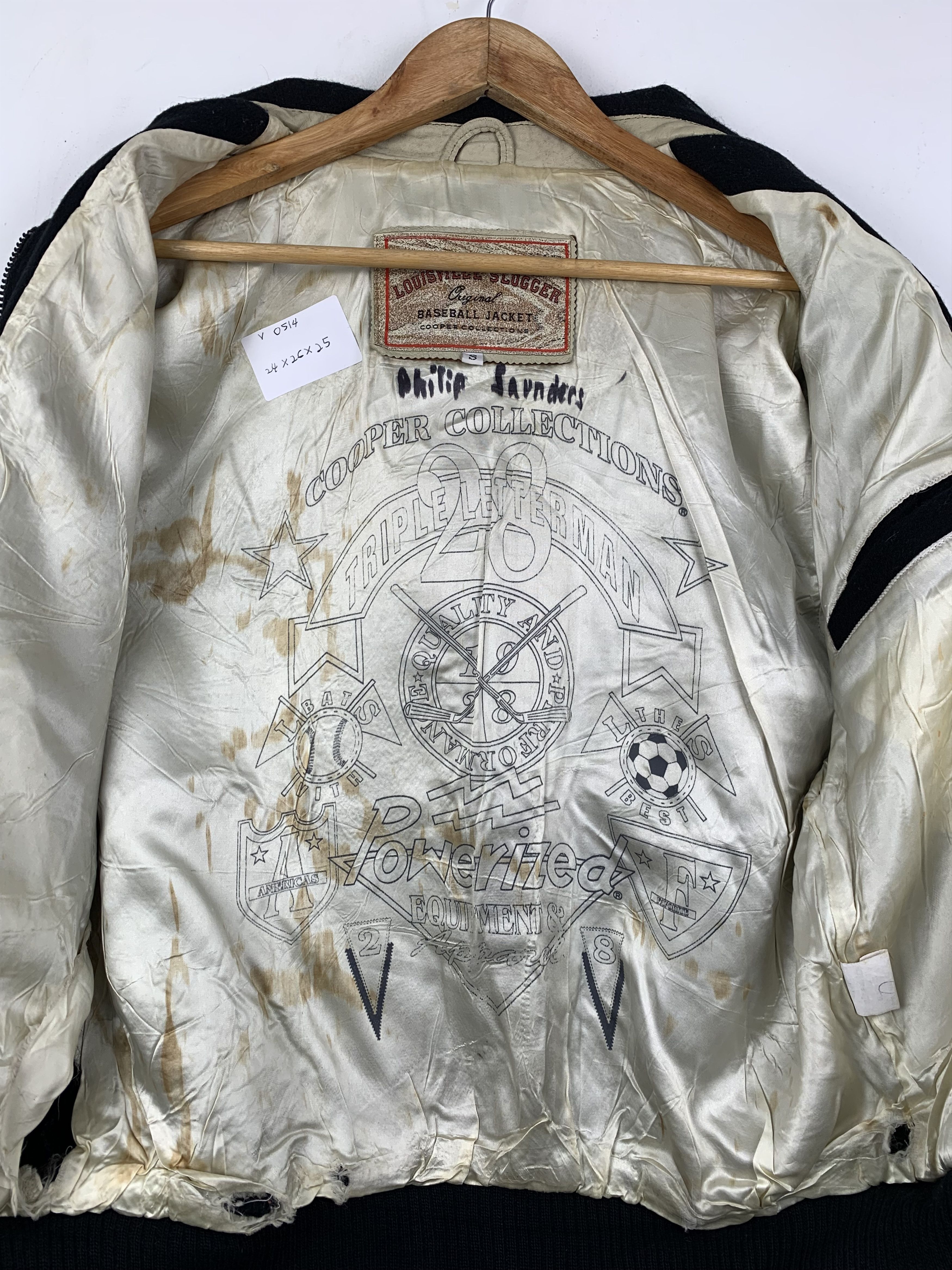 Louisville Slugger 80s Louisville Slugger Baseball Leather Varsity Jacket V0514 Size US S / EU 44-46 / 1 - 12 Thumbnail