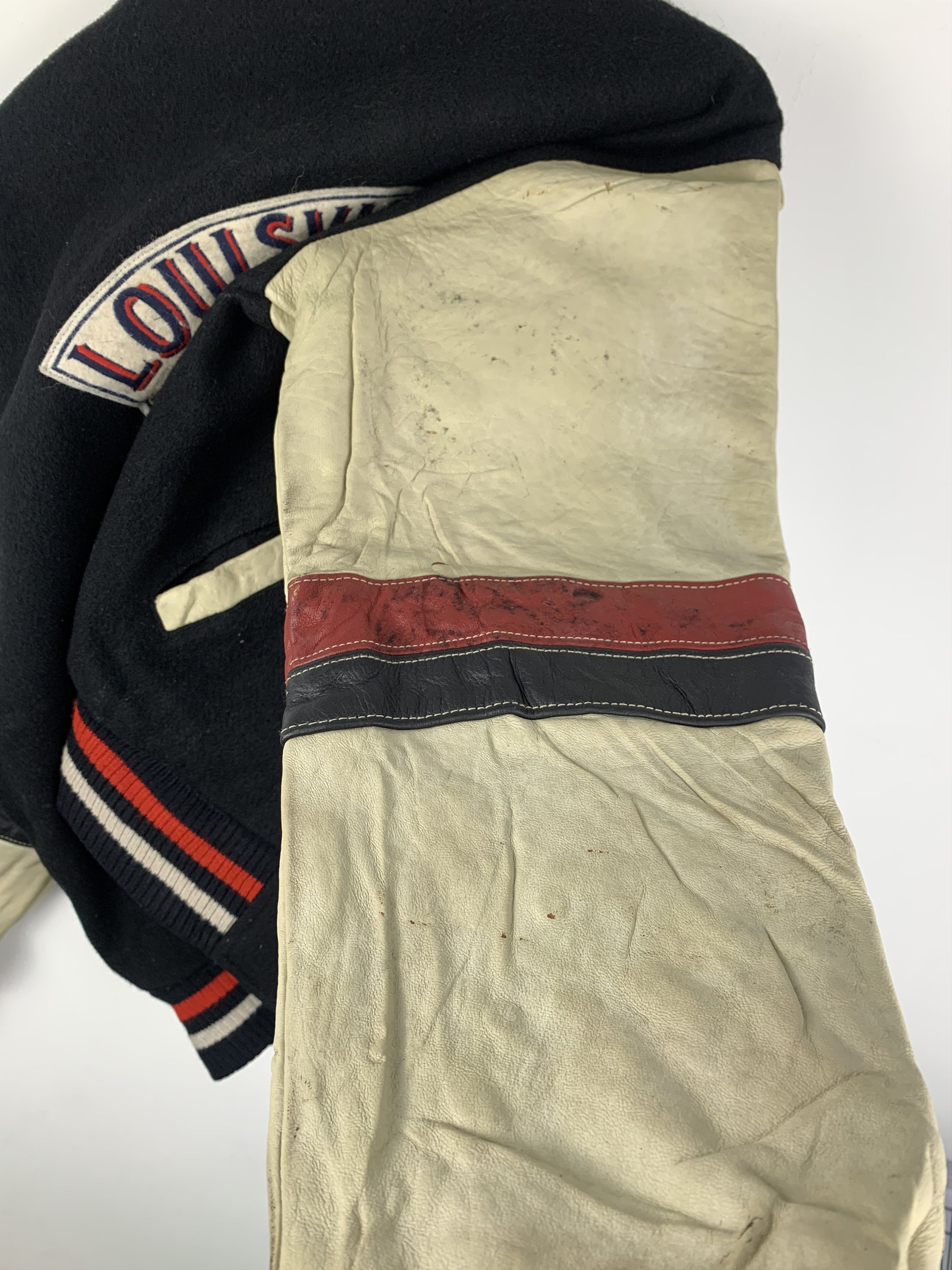 Louisville Slugger 80s Louisville Slugger Baseball Leather Varsity Jacket V0514 Size US S / EU 44-46 / 1 - 20 Thumbnail