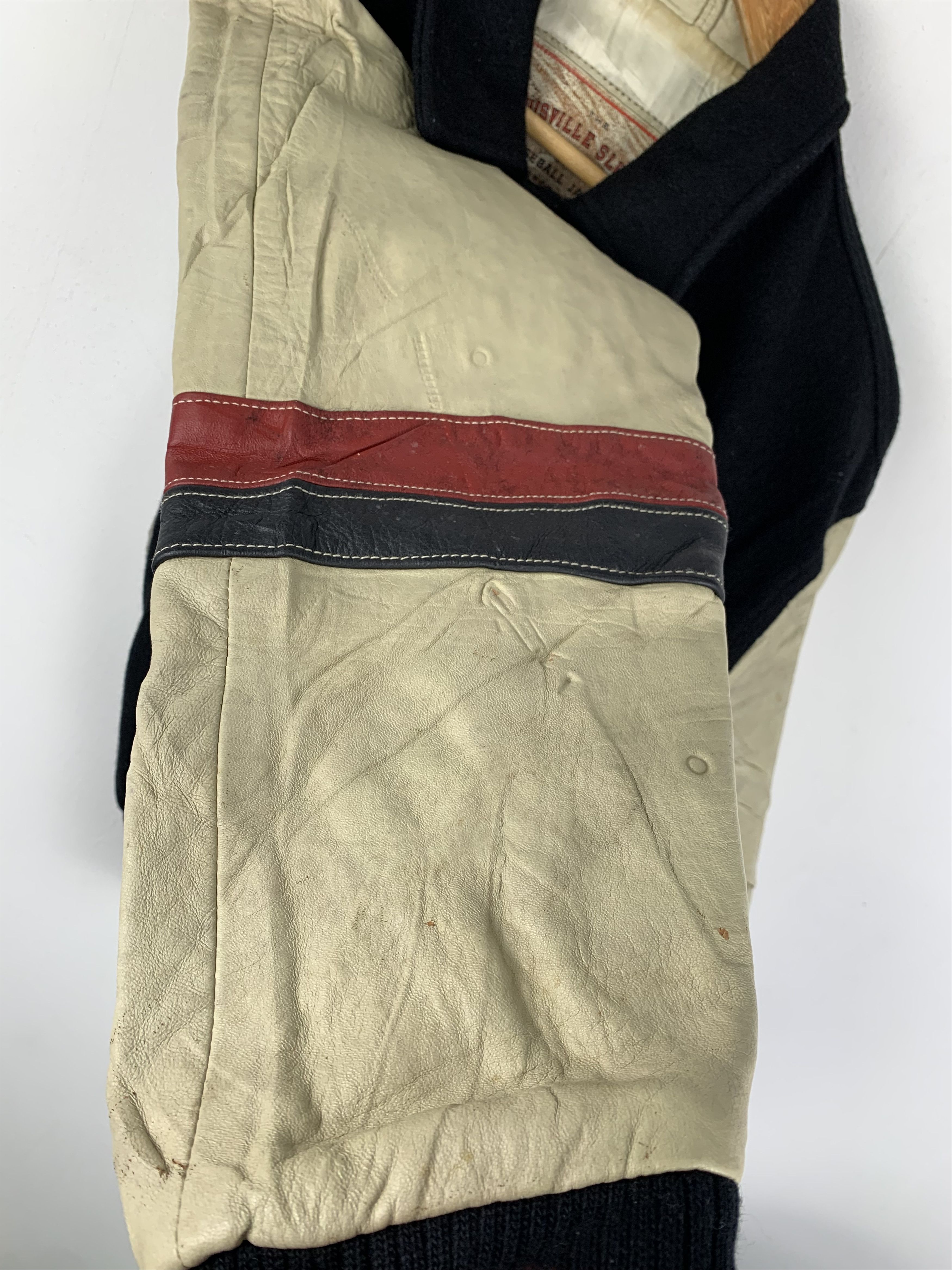 Louisville Slugger 80s Louisville Slugger Baseball Leather Varsity Jacket V0514 Size US S / EU 44-46 / 1 - 10 Thumbnail