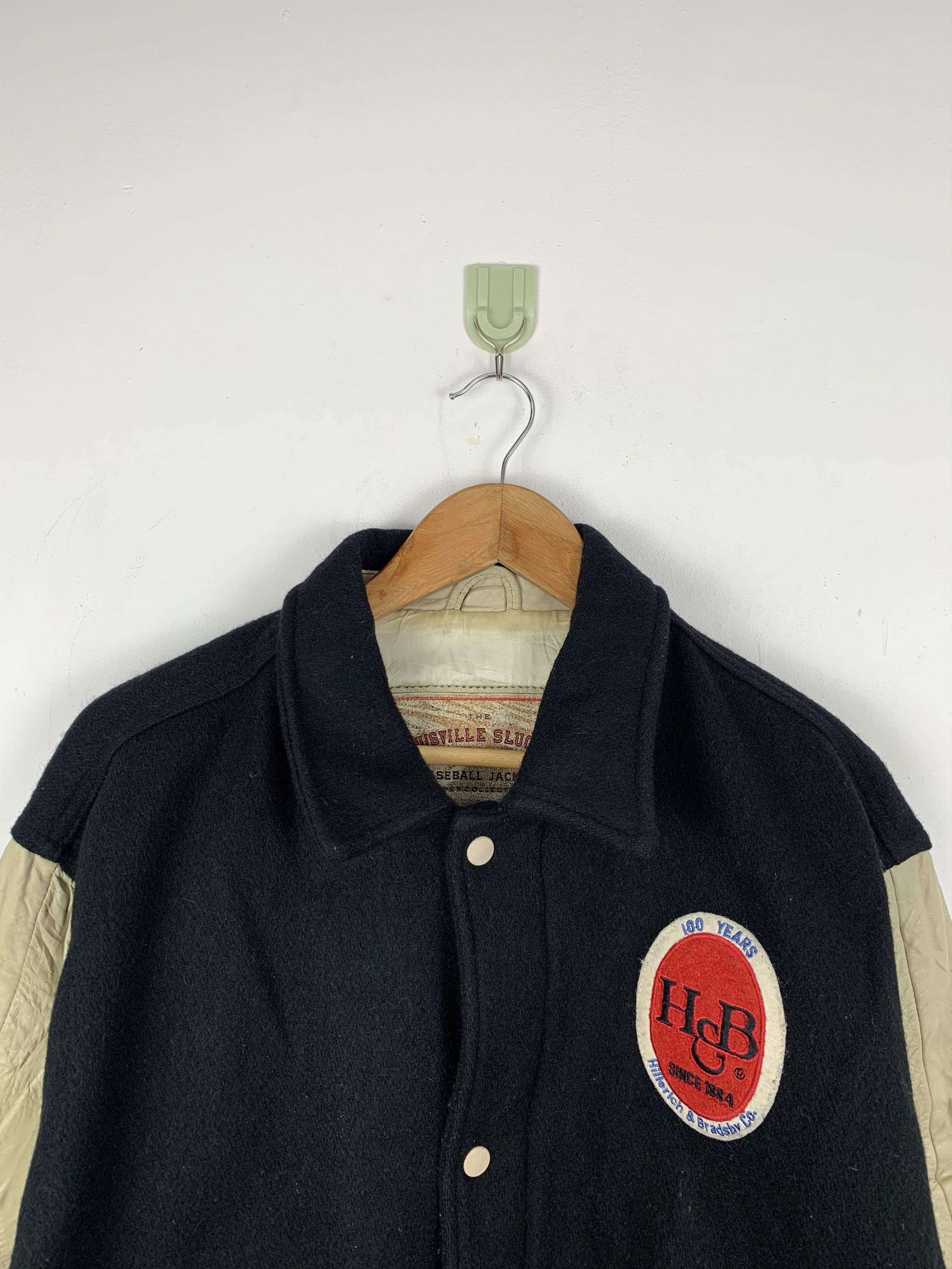 Louisville Slugger 80s Louisville Slugger Baseball Leather Varsity Jacket V0514 Size US S / EU 44-46 / 1 - 3 Thumbnail