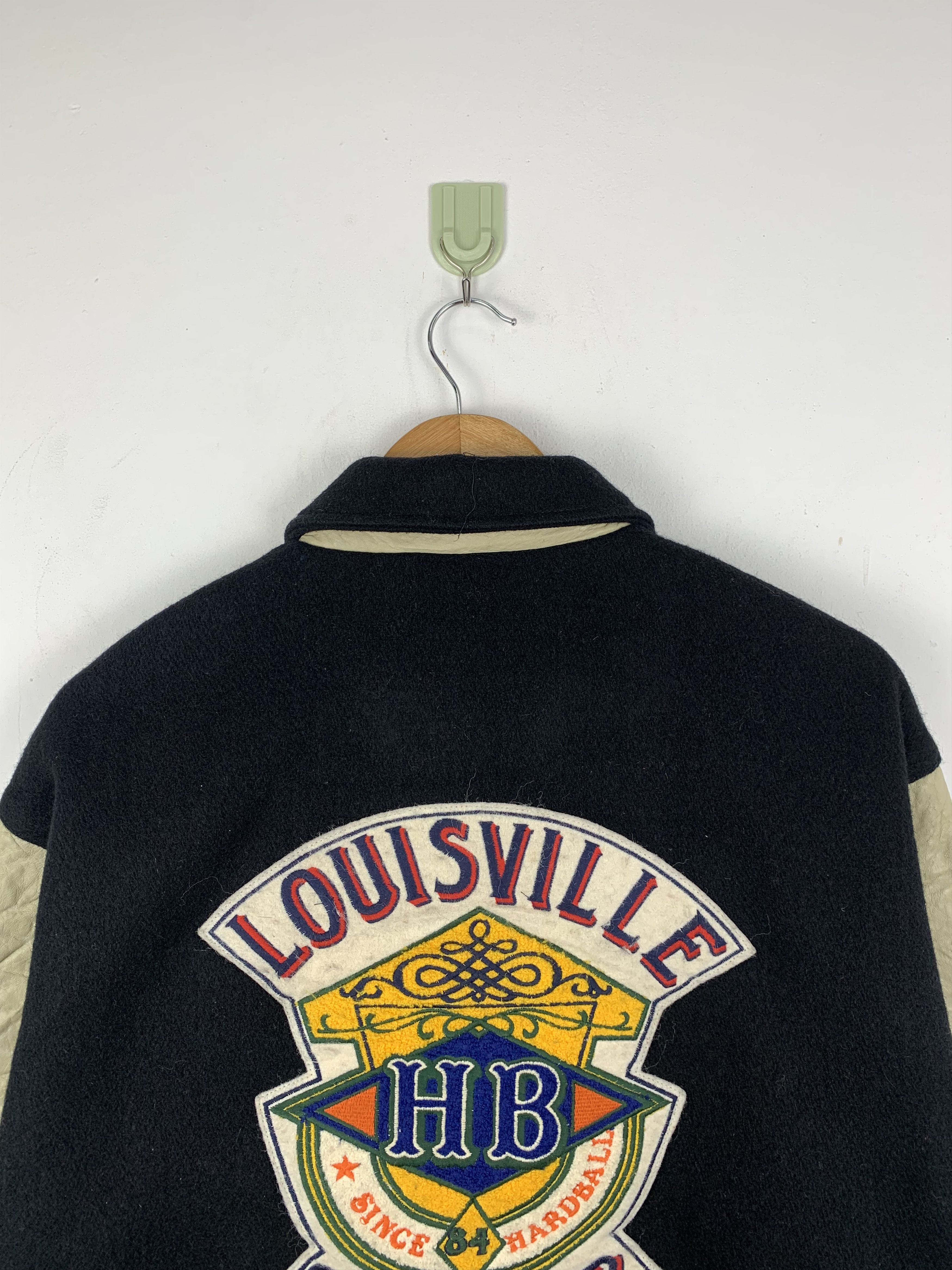 Louisville Slugger 80s Louisville Slugger Baseball Leather Varsity Jacket V0514 Size US S / EU 44-46 / 1 - 4 Thumbnail