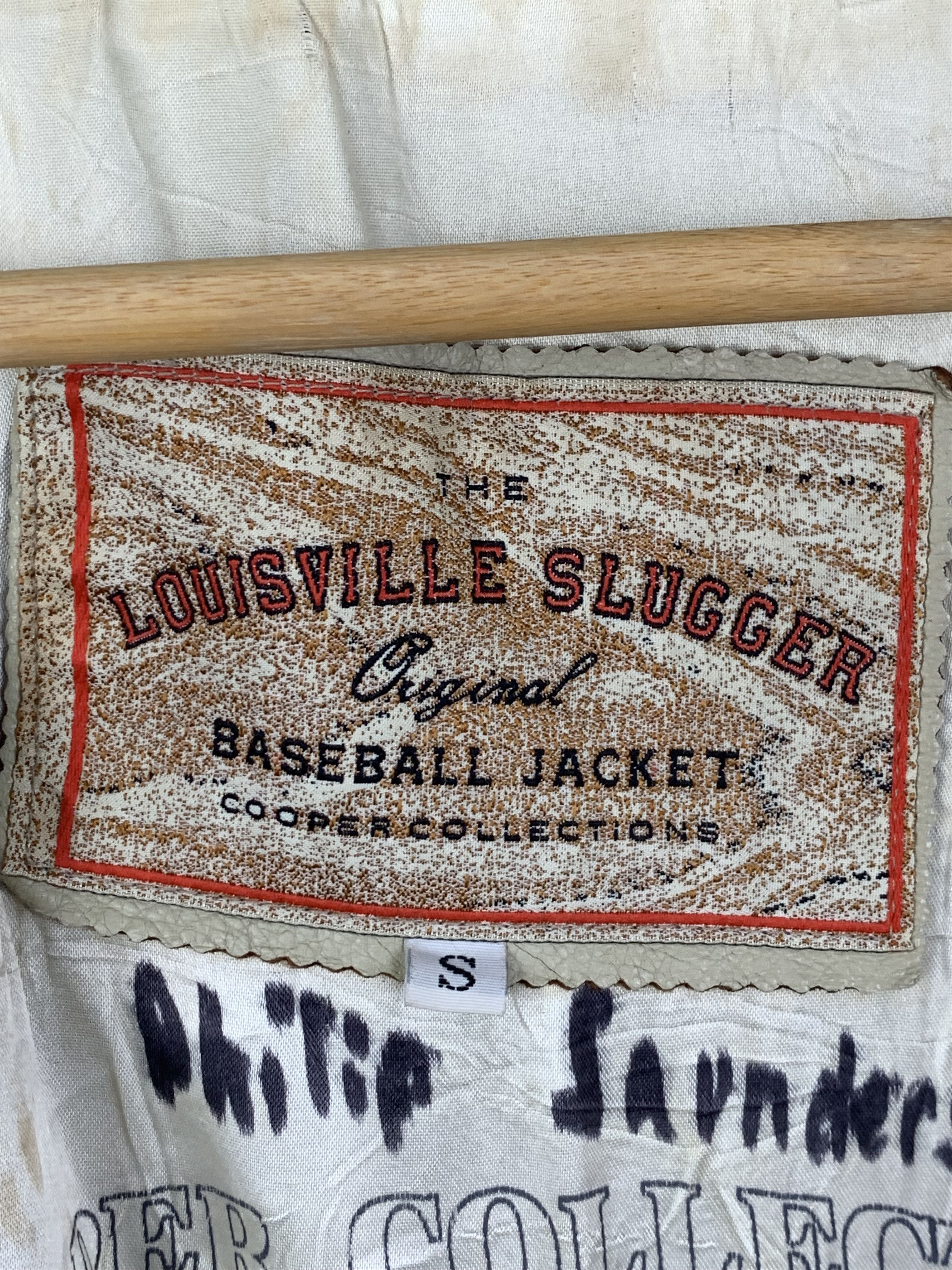 Louisville Slugger 80s Louisville Slugger Baseball Leather Varsity Jacket V0514 Size US S / EU 44-46 / 1 - 17 Thumbnail