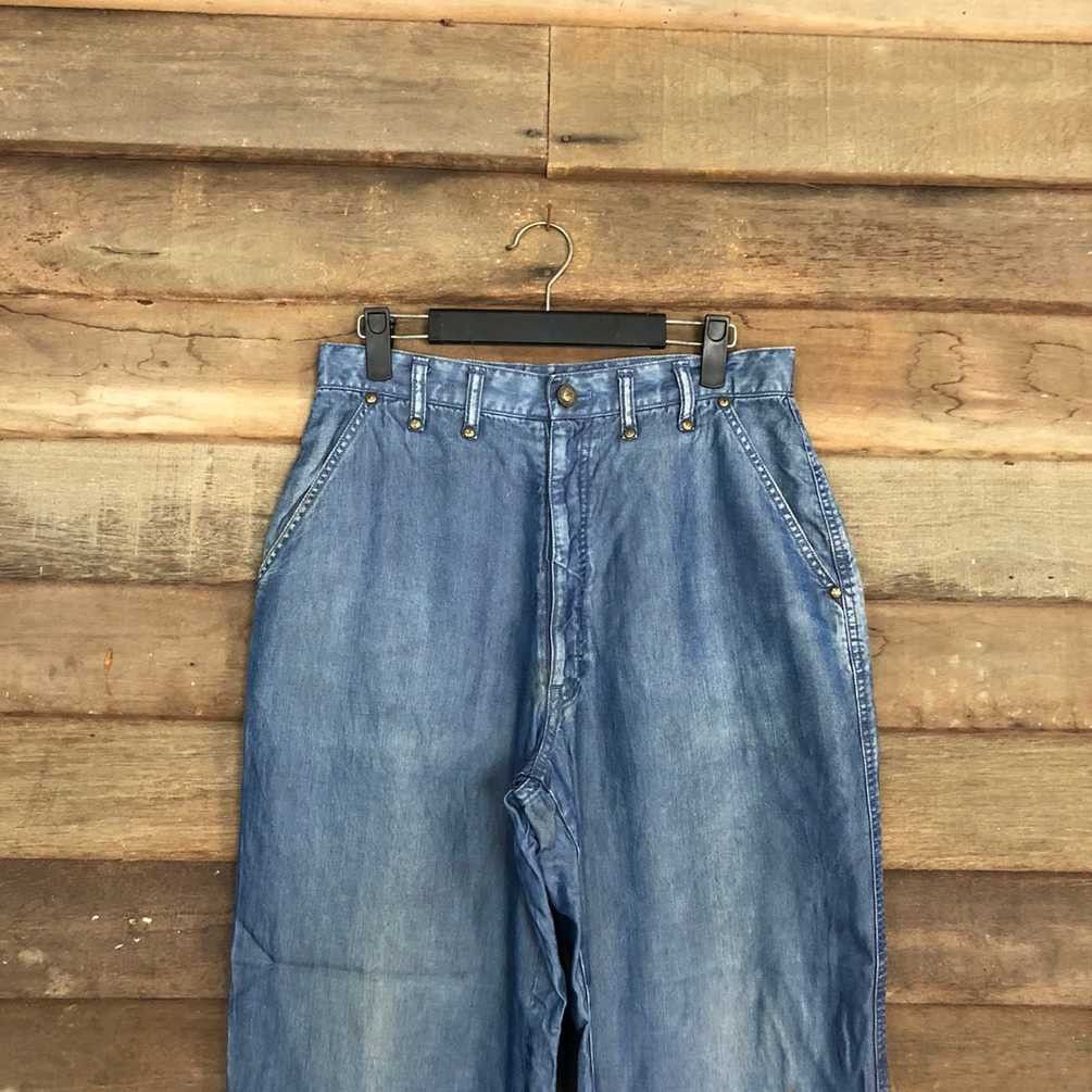 Lancel D Lancel vintage Blue Denim Jeans Pants #c1155 Size US 29 - 9 Thumbnail