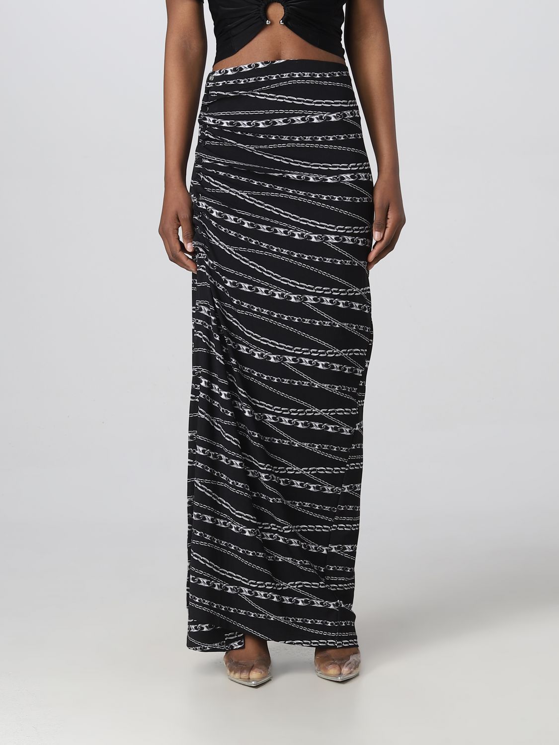 Paco Rabanne Skirt Woman Black