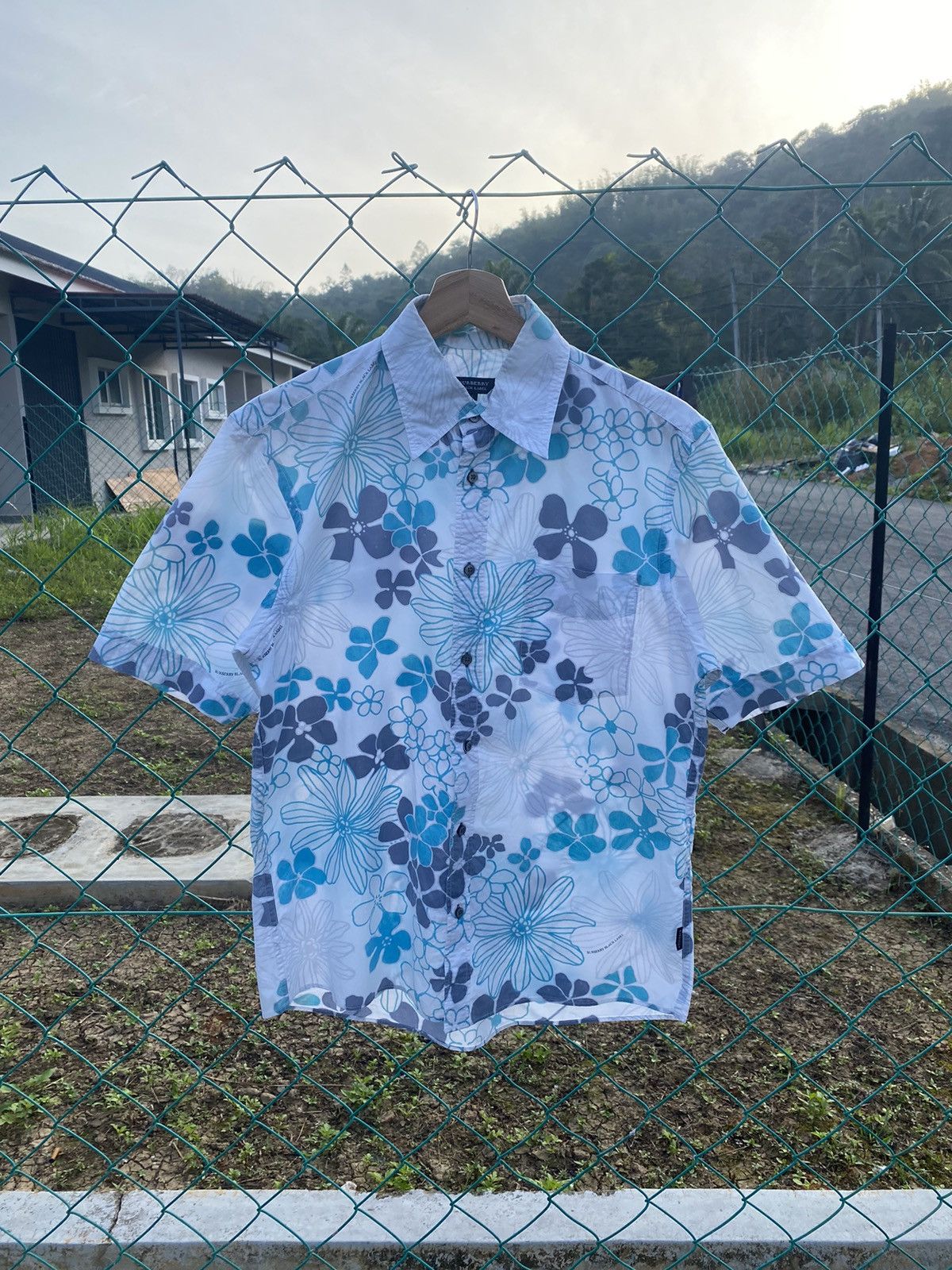 Burberry Steals Burberry Black Label Hawaiian Shirt Grailed