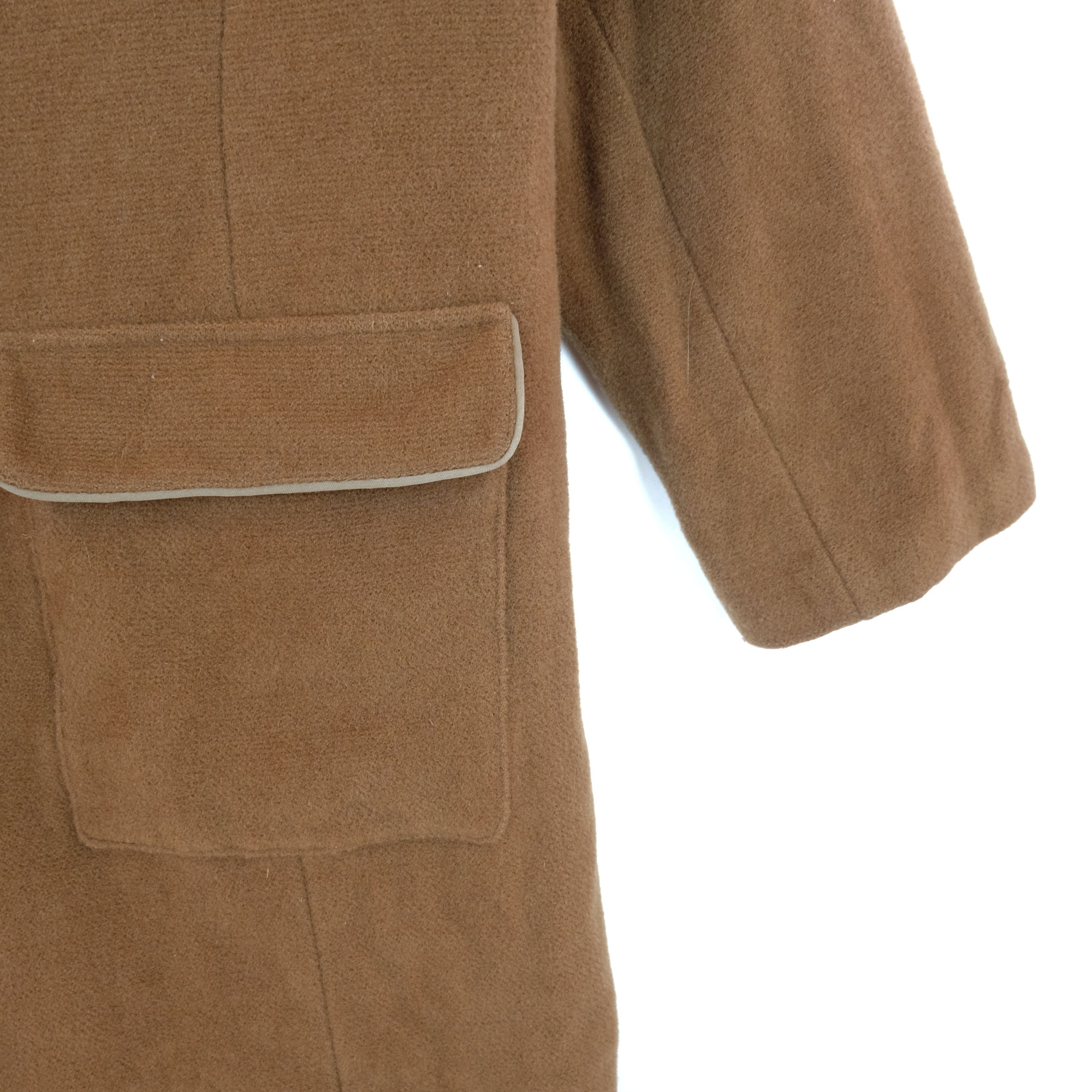 McGregor Vintage 90's MCGREGOR Trench Long Coat Wool Jacket Hoodie Size L / US 10 / IT 46 - 6 Thumbnail