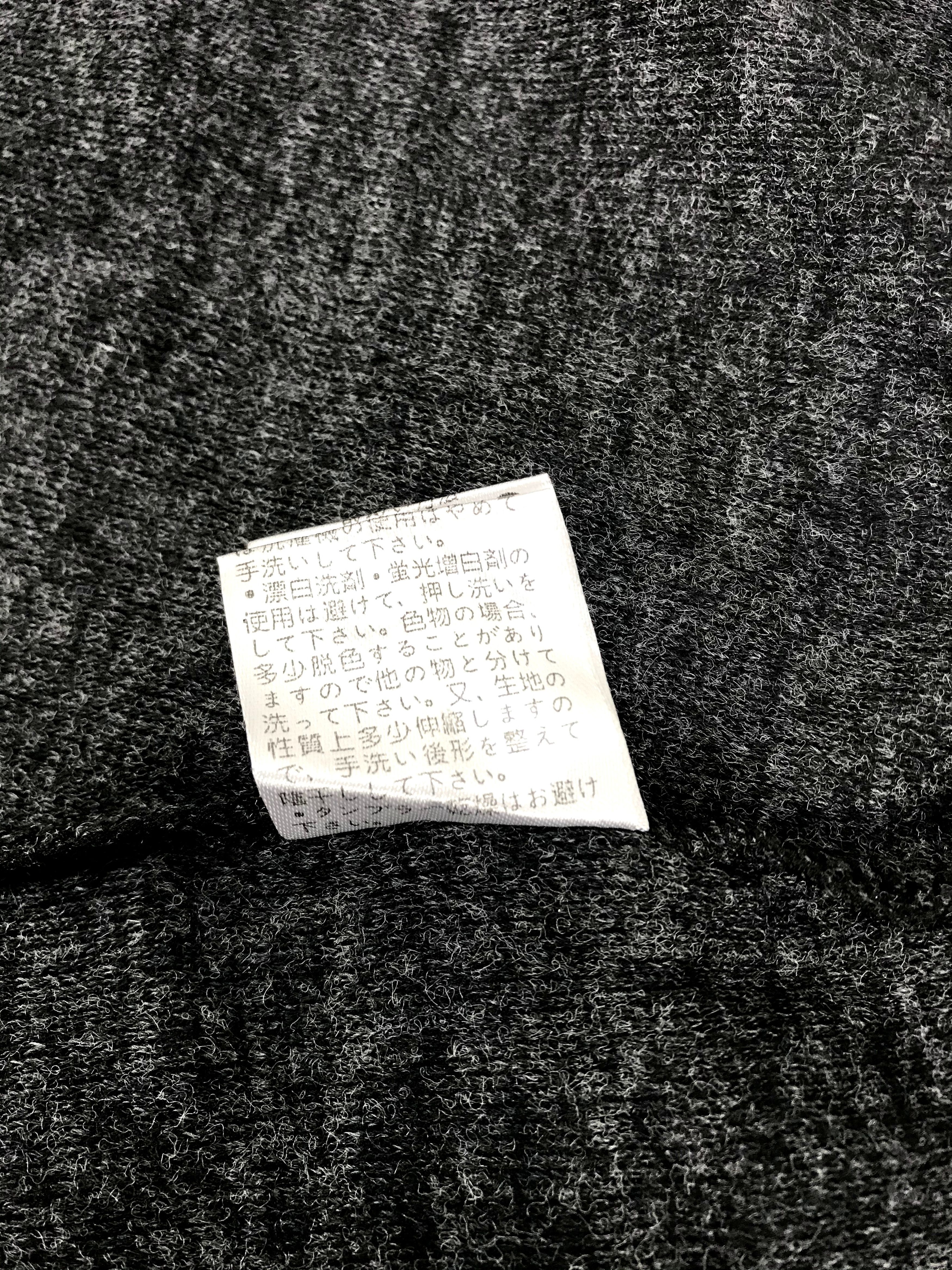 Other Luxury Shadow Plaid Checked Striped Wool Blouse Shirt Size M / US 6-8 / IT 42-44 - 5 Thumbnail