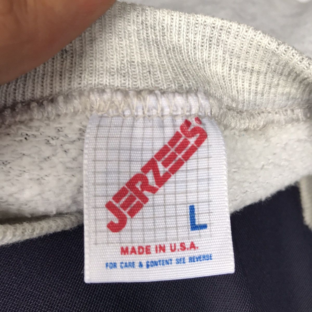 Jerzees × Vintage Made In Usa Vintage Jerzees Sweatshirt Size US L / EU 52-54 / 3 - 6 Thumbnail