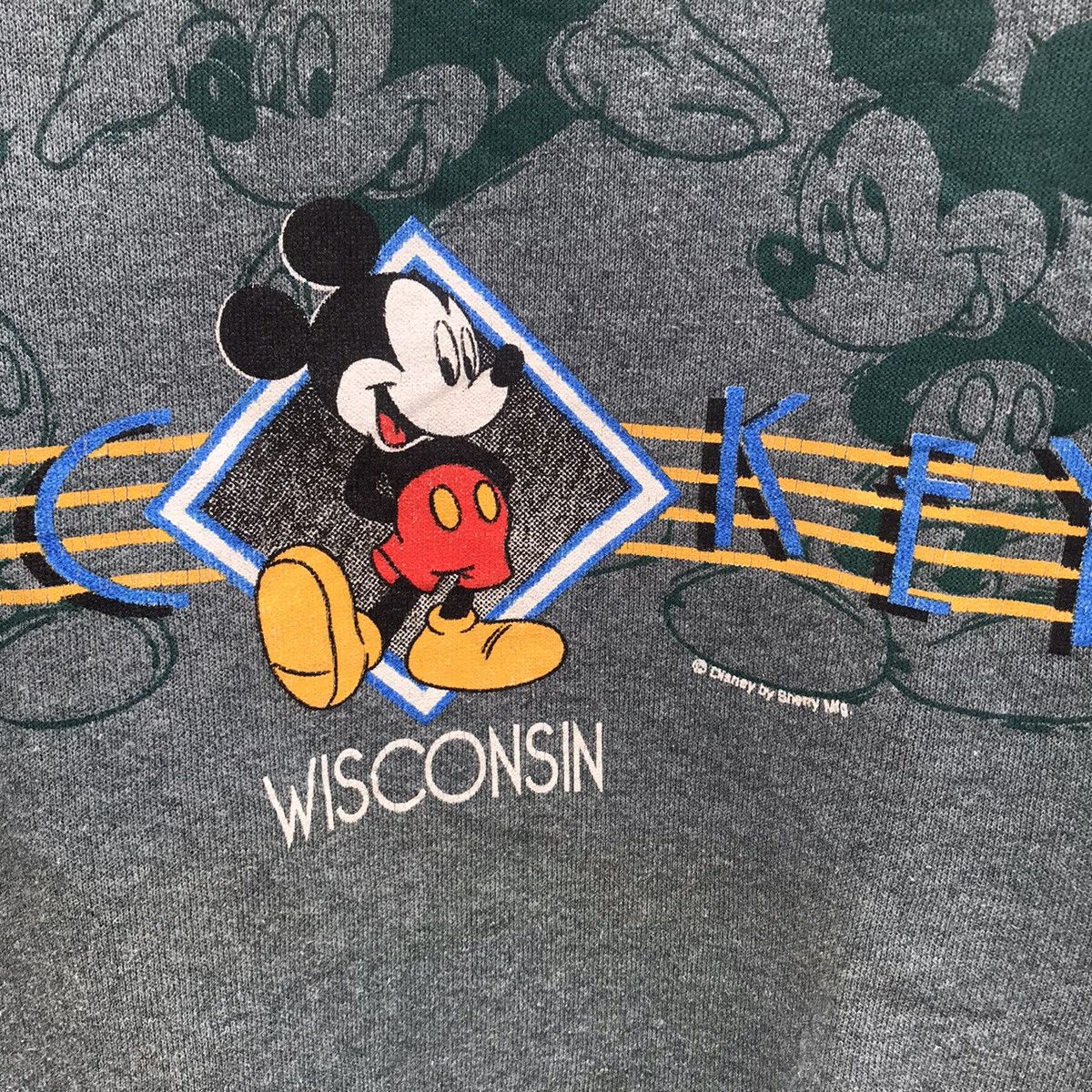 Disney × Vintage Vintage Mickey Mouse Wisconsin Sweatshirt Size US M / EU 48-50 / 2 - 3 Thumbnail