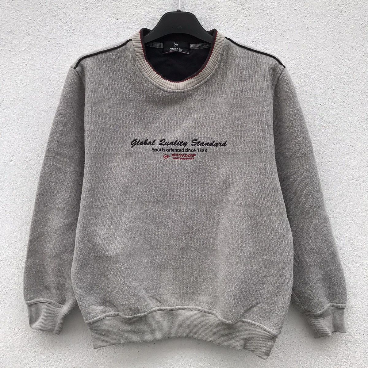 Dunlop × Vintage Vintage DUNLOP Motorsport Sweatshirt Size US L / EU 52-54 / 3 - 1 Thumbnail