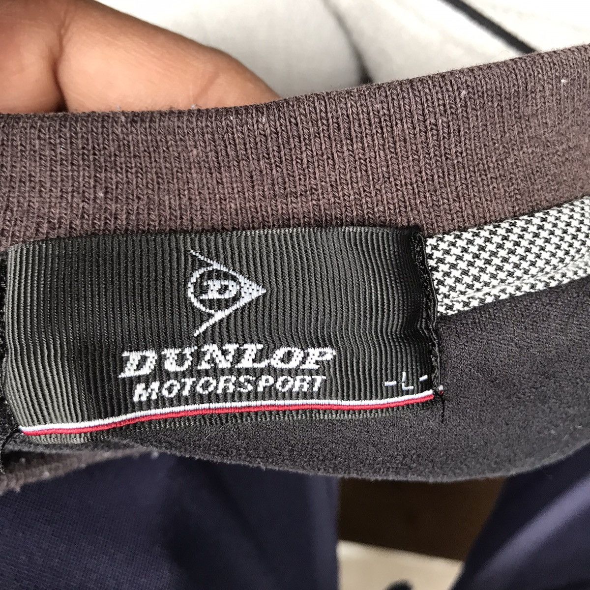 Dunlop × Vintage Vintage DUNLOP Motorsport Sweatshirt Size US L / EU 52-54 / 3 - 4 Thumbnail