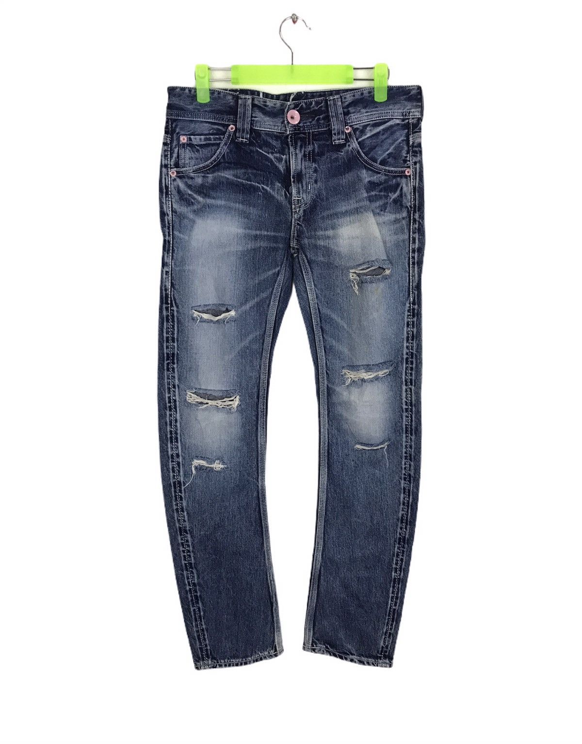 Vintage Rodeo Crowns Distressed Denim Vintage 90s Jeans Women Size 30" / US 8 / IT 44 - 1 Thumbnail