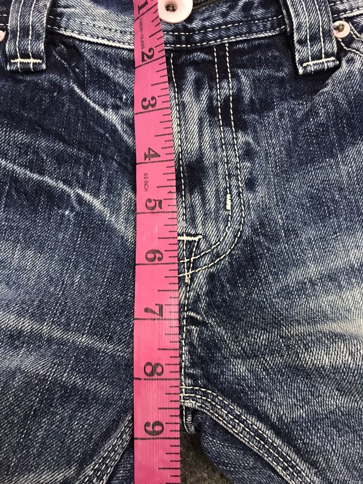 Vintage Rodeo Crowns Distressed Denim Vintage 90s Jeans Women Size 30" / US 8 / IT 44 - 6 Thumbnail
