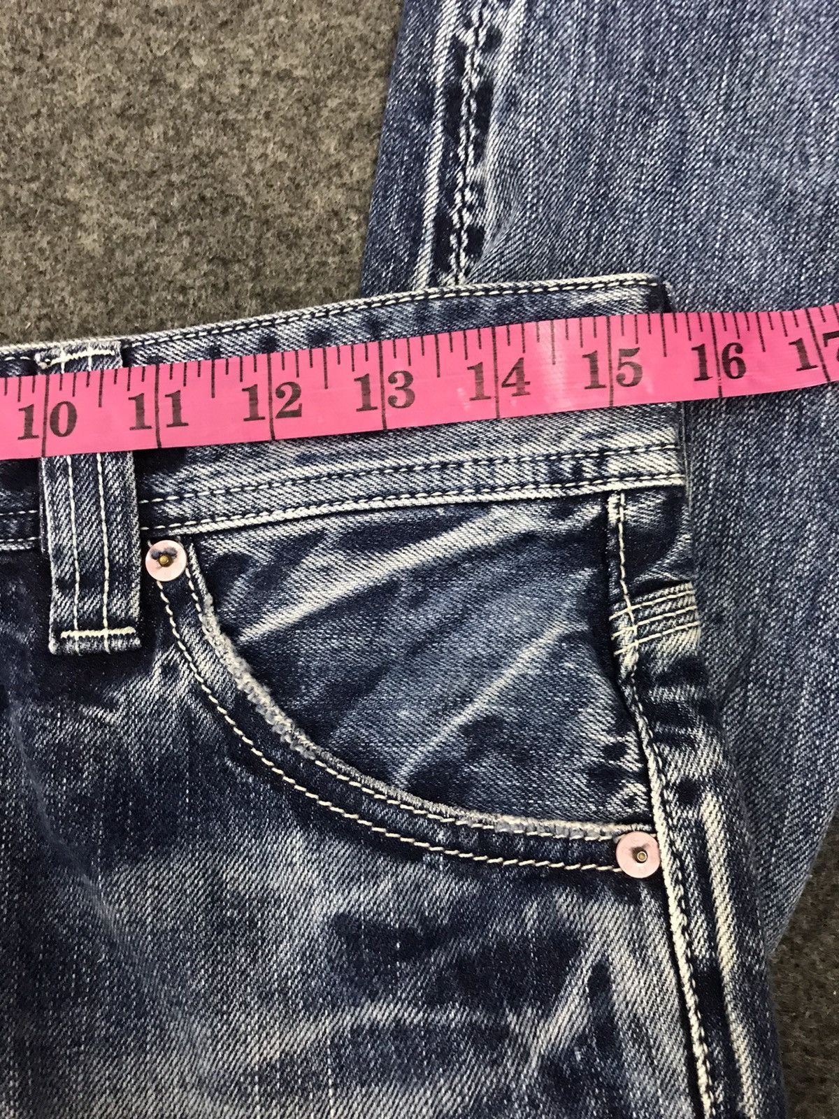 Vintage Rodeo Crowns Distressed Denim Vintage 90s Jeans Women Size 30" / US 8 / IT 44 - 3 Thumbnail