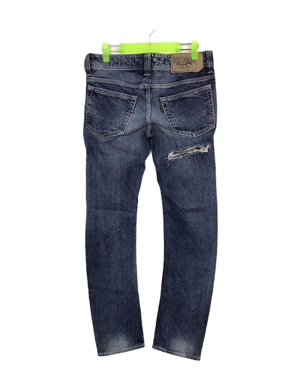 Vintage Rodeo Crowns Distressed Denim Vintage 90s Jeans Women Size 30" / US 8 / IT 44 - 2 Thumbnail