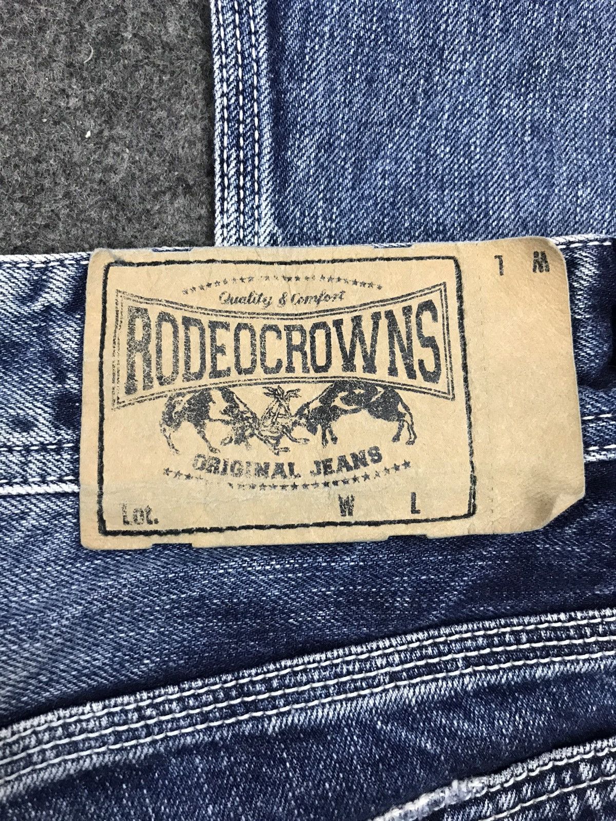 Vintage Rodeo Crowns Distressed Denim Vintage 90s Jeans Women Size 30" / US 8 / IT 44 - 8 Thumbnail