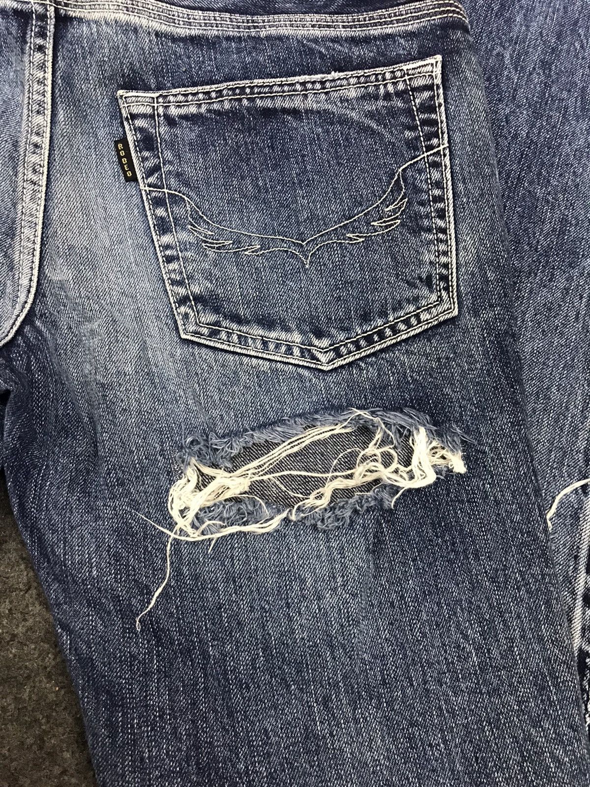 Vintage Rodeo Crowns Distressed Denim Vintage 90s Jeans Women Size 30" / US 8 / IT 44 - 12 Thumbnail