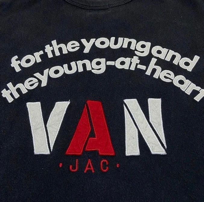 Japanese Brand Vintage 90s Van Jac Sweatshirt Size US M / EU 48-50 / 2 - 3 Thumbnail