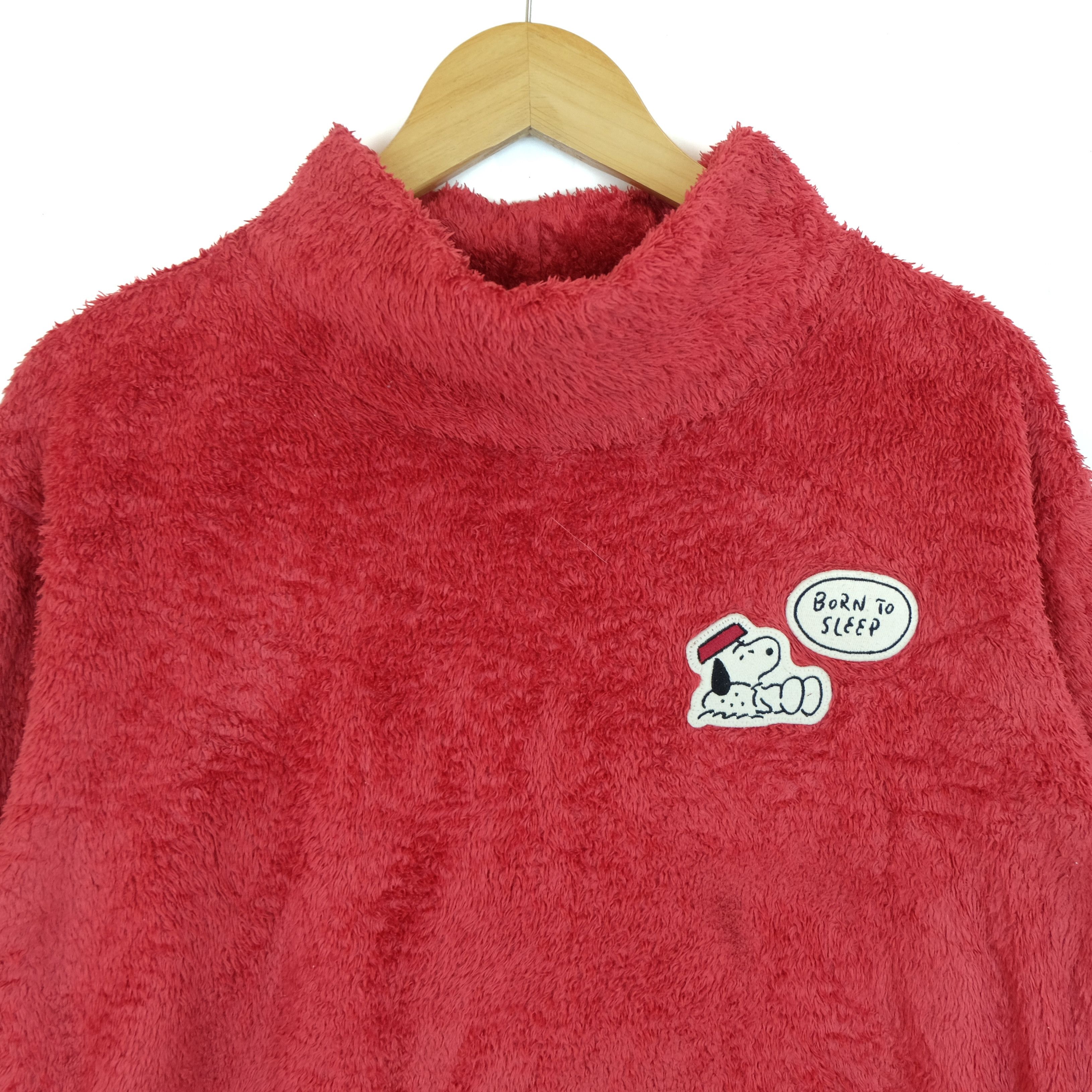 Peanuts × Uniqlo UNIQLO x Peanuts Yu Nagaba Fluffy Fleece Jumper Sweatshirt Size L / US 10 / IT 46 - 3 Thumbnail