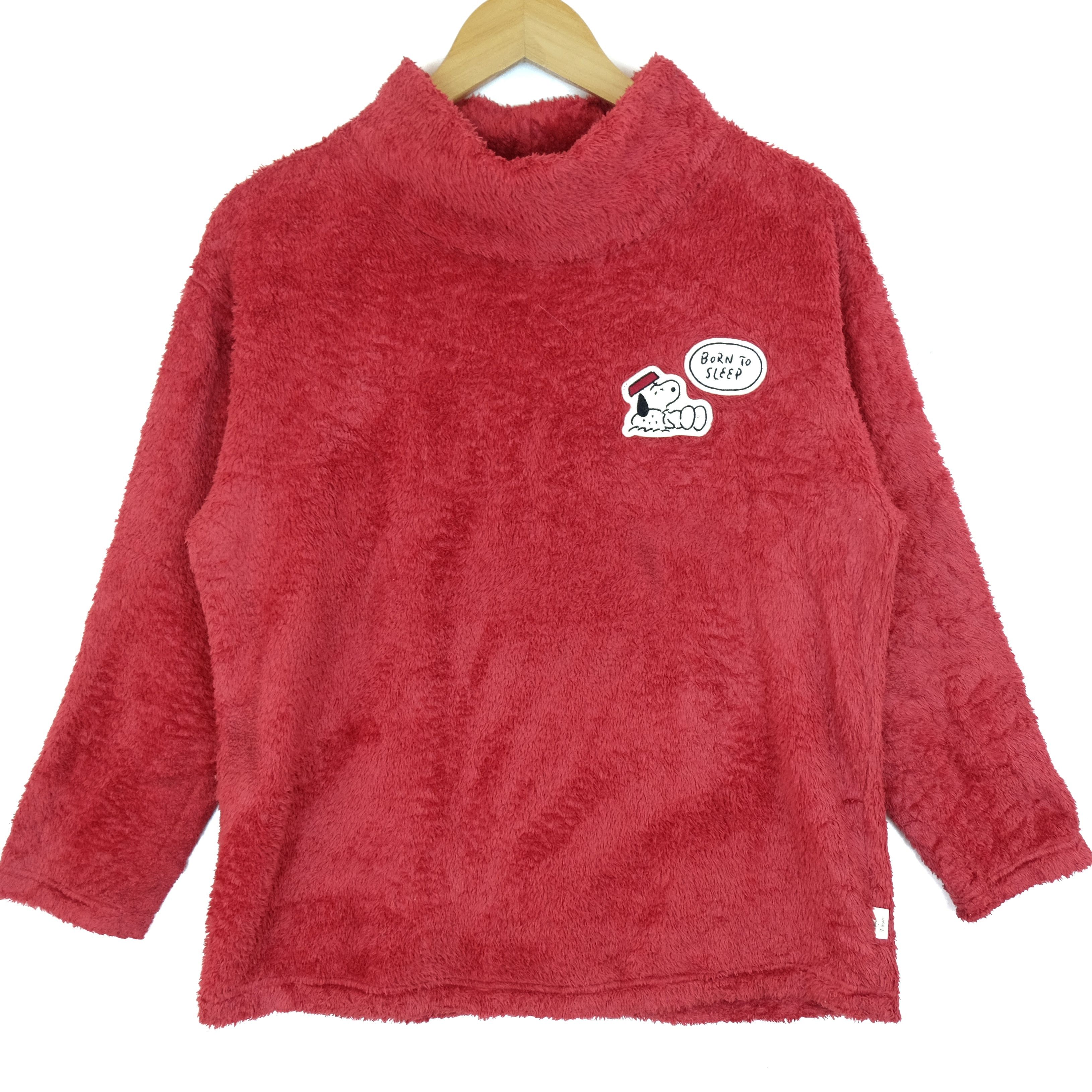 Peanuts × Uniqlo UNIQLO x Peanuts Yu Nagaba Fluffy Fleece Jumper Sweatshirt Size L / US 10 / IT 46 - 2 Thumbnail