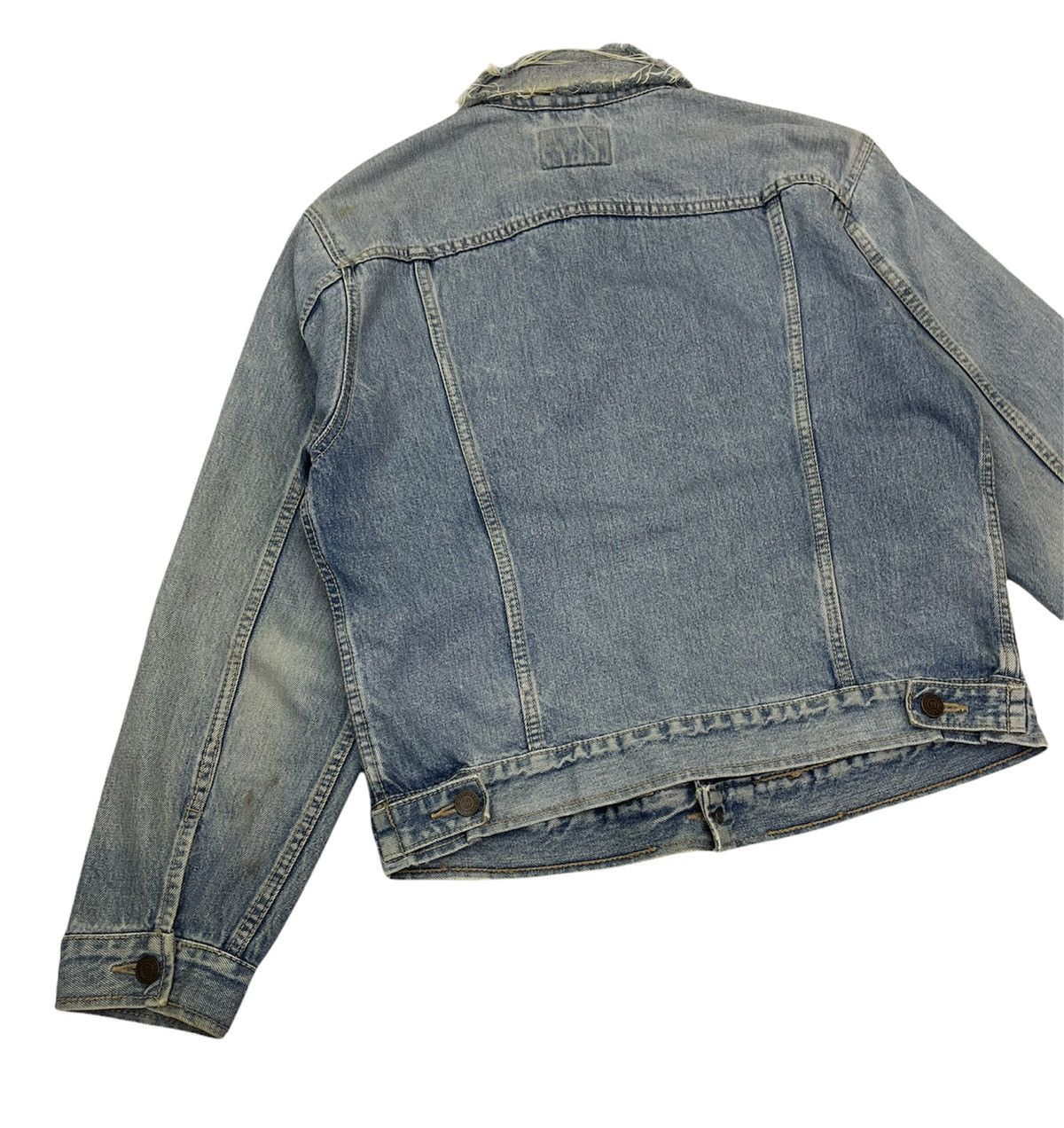 Vintage VINTAGE BIG JOHN DISTRESSED TRUCKER DENIM JACKET Size US L / EU 52-54 / 3 - 8 Thumbnail